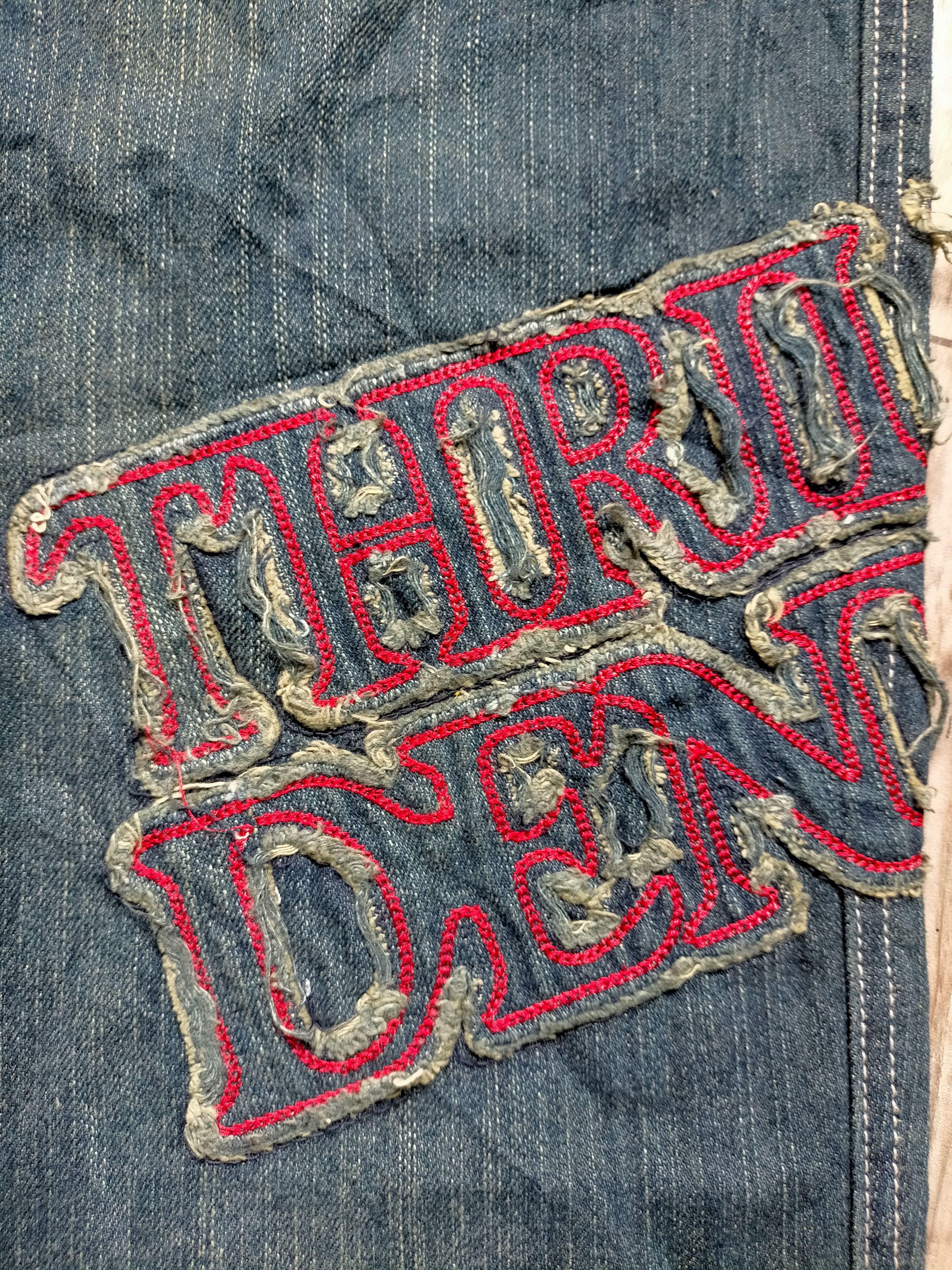 JNCO × Japanese Brand Thriller Denim Baggy Hip Hop Style Jeans Size US 32 / EU 48 - 16 Thumbnail