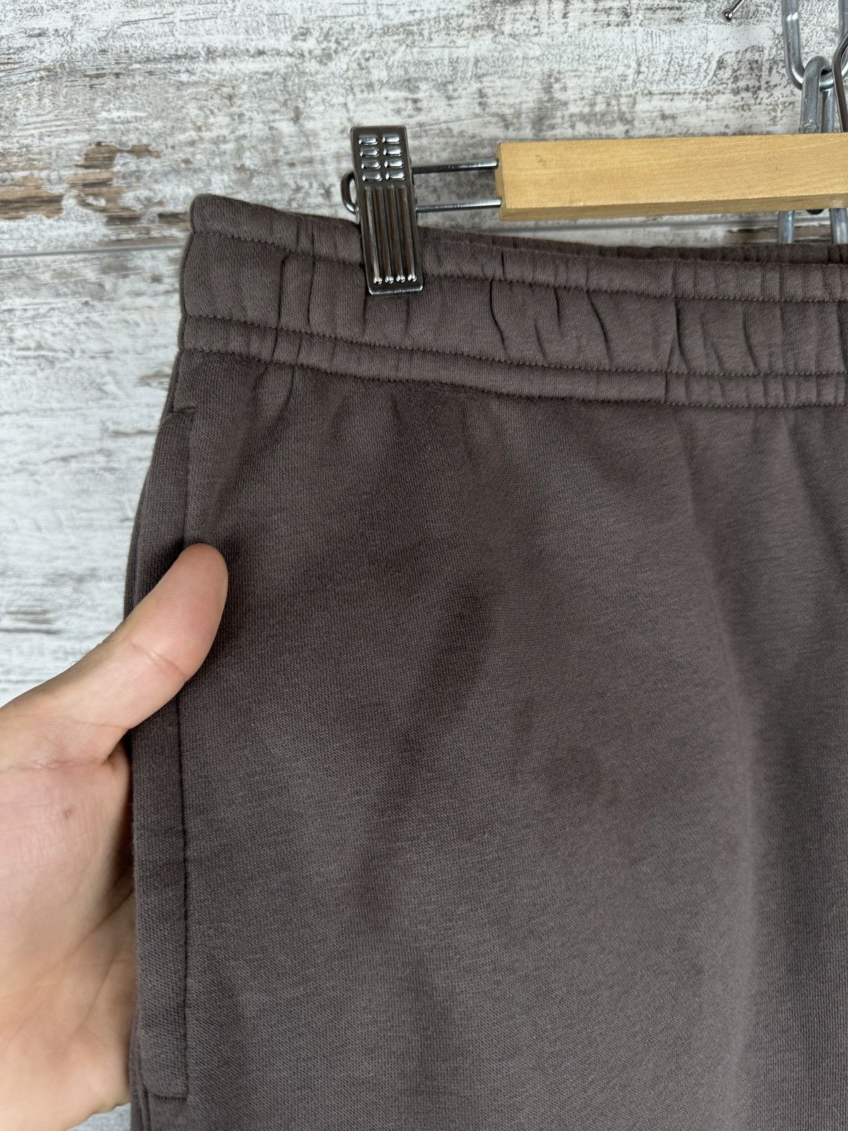 Nike × Vintage Mens Nike swoosh brown sweatpants y2k pants drill Size US 36 / EU 52 - 6 Thumbnail