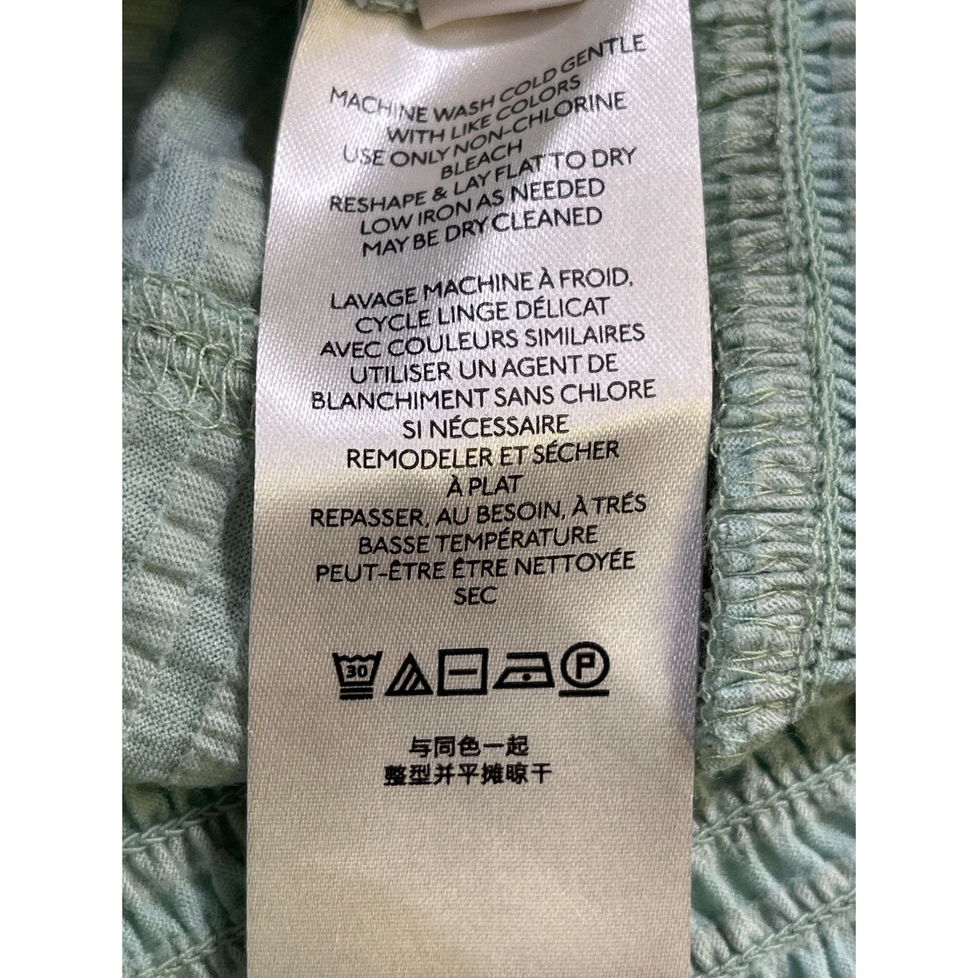 Anthropologie By Anthropologie Women's Mint Green Blouse Size L SKU 6308 Size L / US 10 / IT 46 - 6 Thumbnail