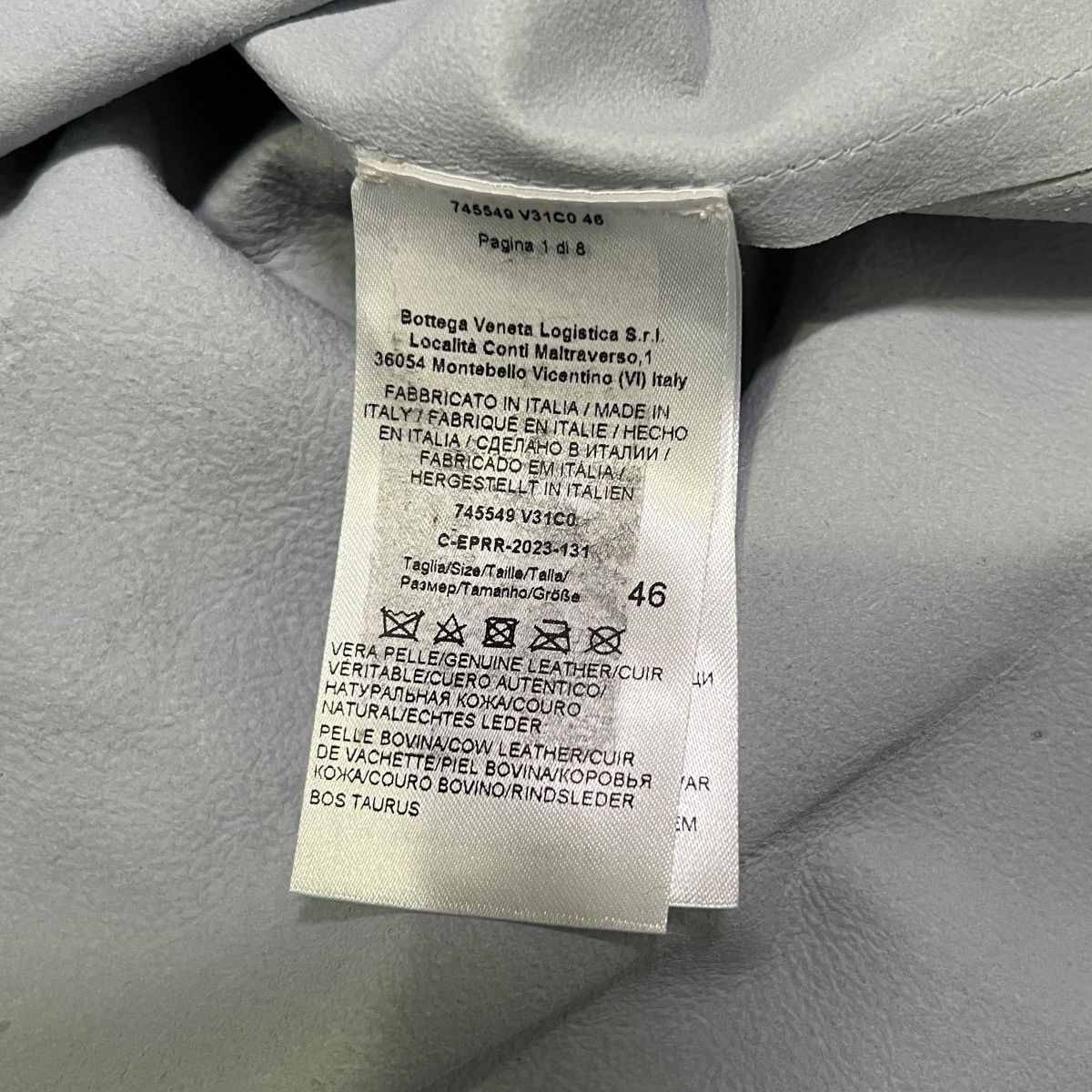 Bottega Veneta BOTTEGA VENETA 2023SS Trompe-l'oeil Leather Shirt Size US S / EU 44-46 / 1 - 7 Thumbnail