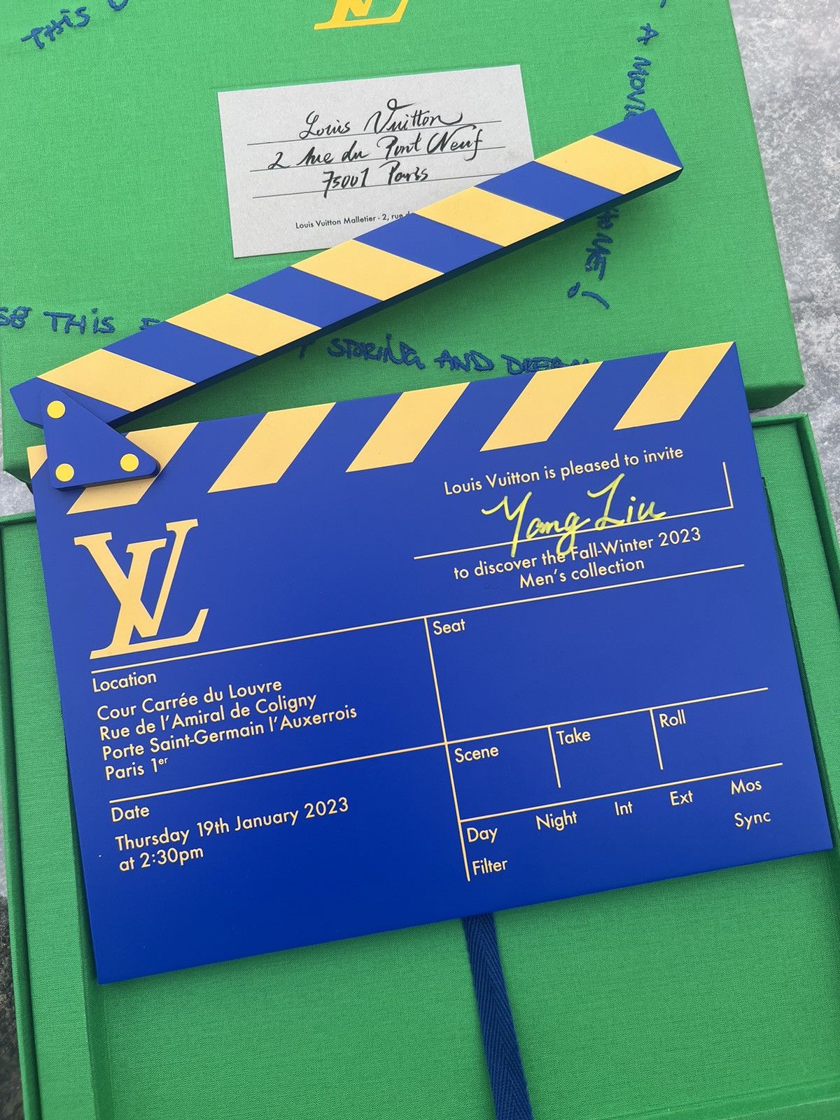 Louis Vuitton Louis Vuitton Paris invitation Size ONE SIZE - 3 Thumbnail