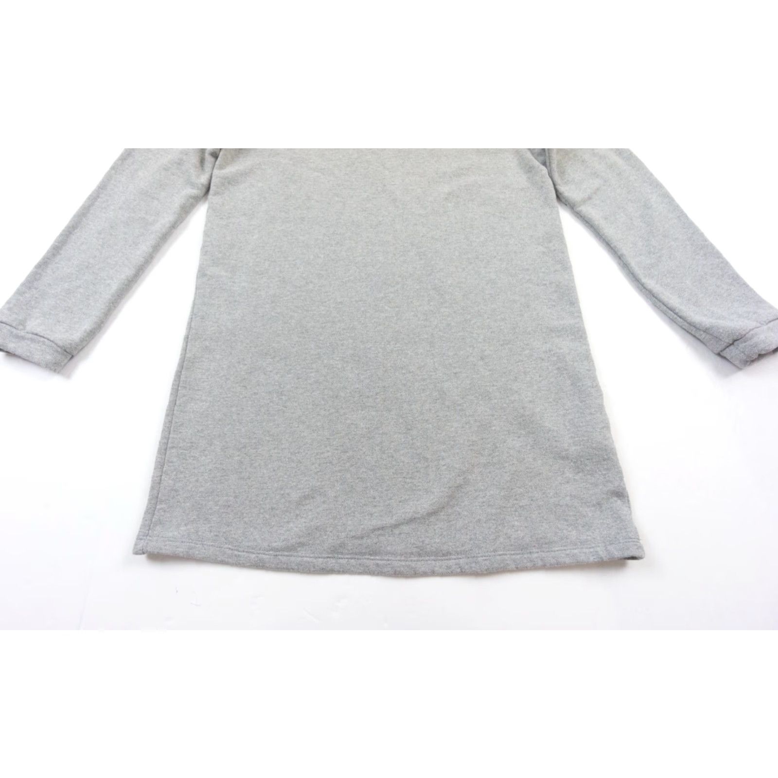 Reformation Reformation Brand Womens Dress Sweatshirt Small Gray Mock Neck Pullover Cozy Casual Travel Knee Length Long Sleeve Cotton Polyester Fleece Size S / US 4 / IT 40 - 3 Thumbnail