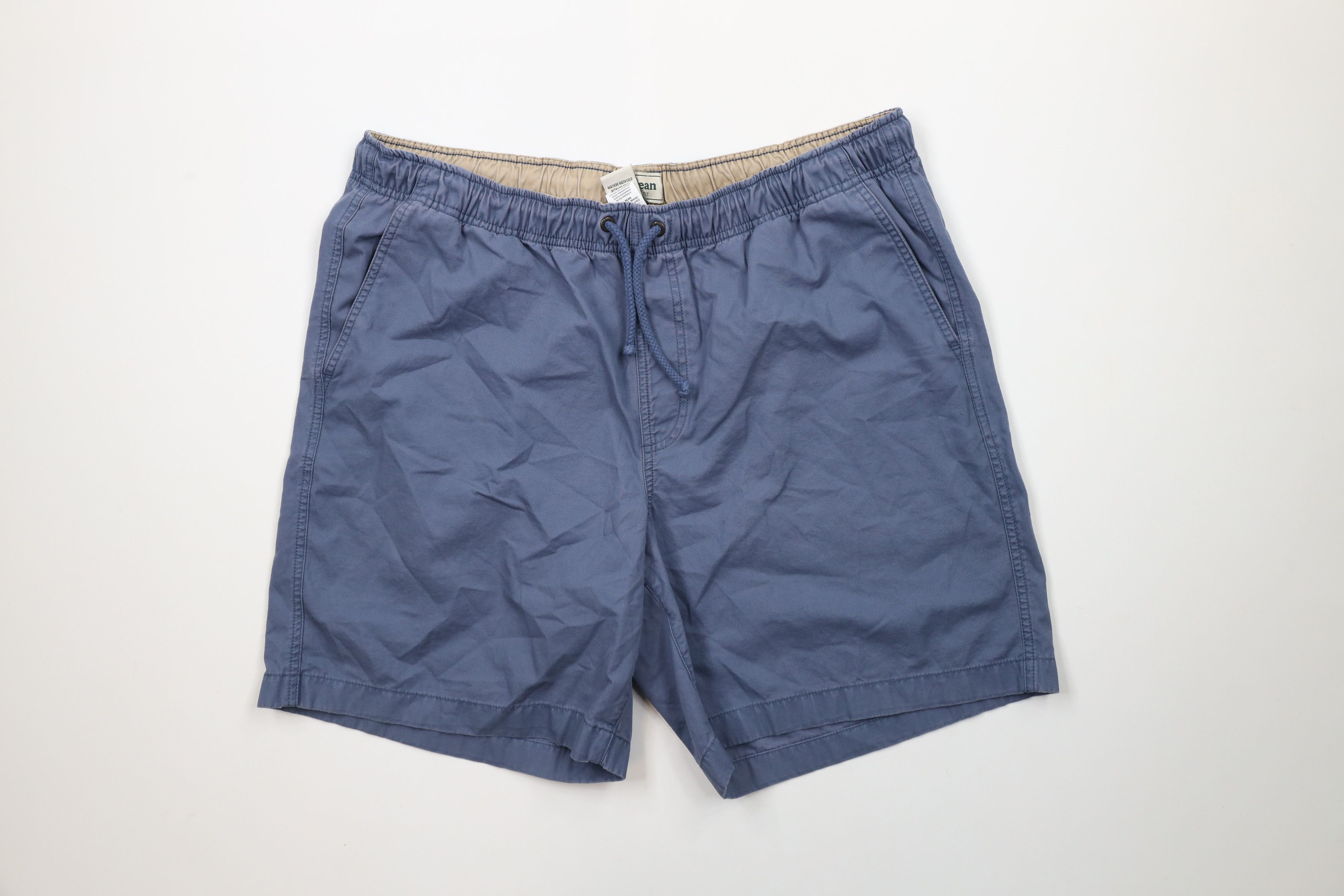 L.L. Bean × Vintage Vintage LL Bean Faded Above Knee Cotton Dad Shorts Blue Size US 36 / EU 52 - 1 Thumbnail