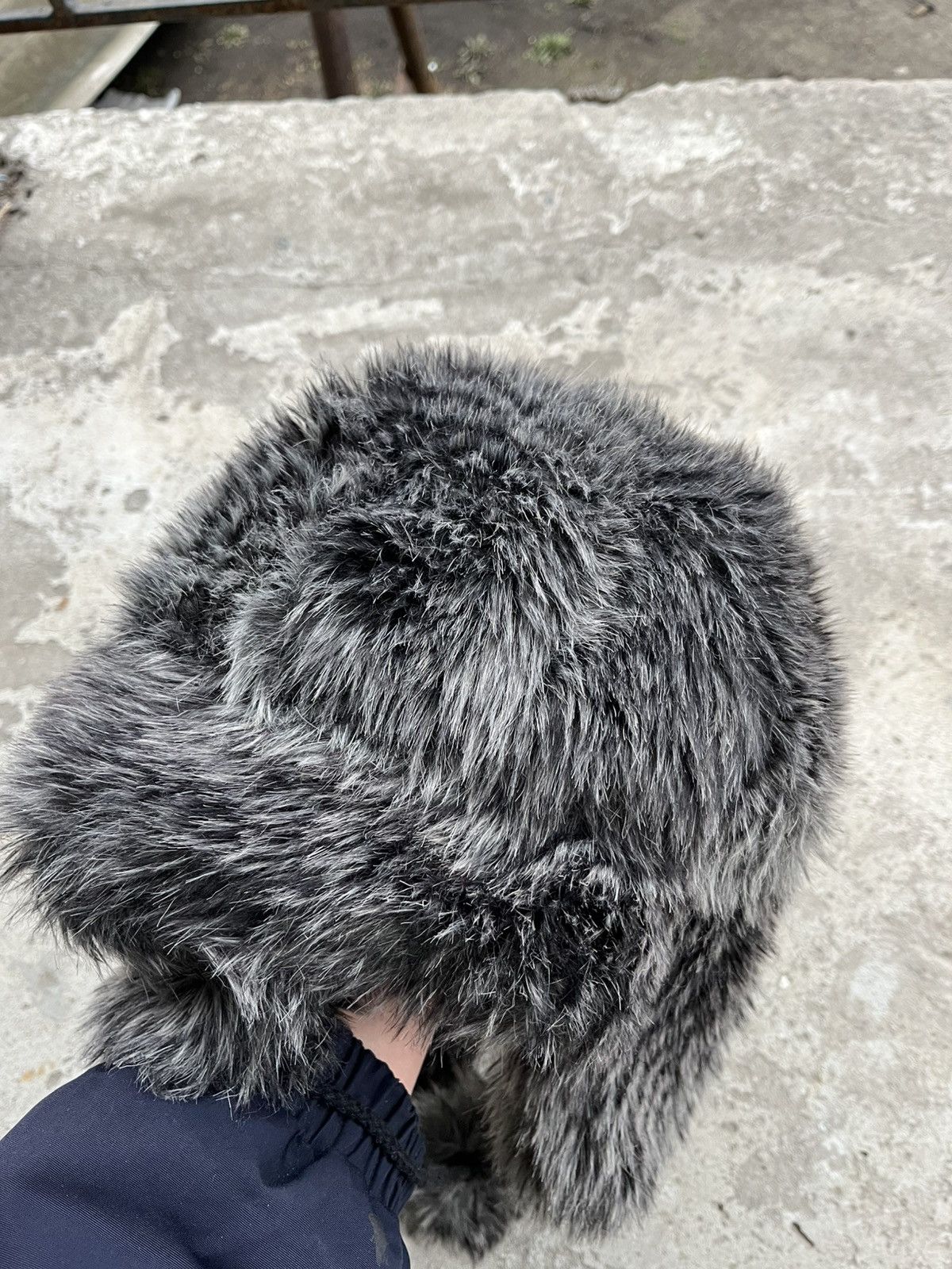 Hysteric Glamour × If Six Was Nine × Japanese Brand 90s Japanese Fur Faux Fuzzy Trapper Mohair Ushanka Hat Y2K Size ONE SIZE - 7 Thumbnail