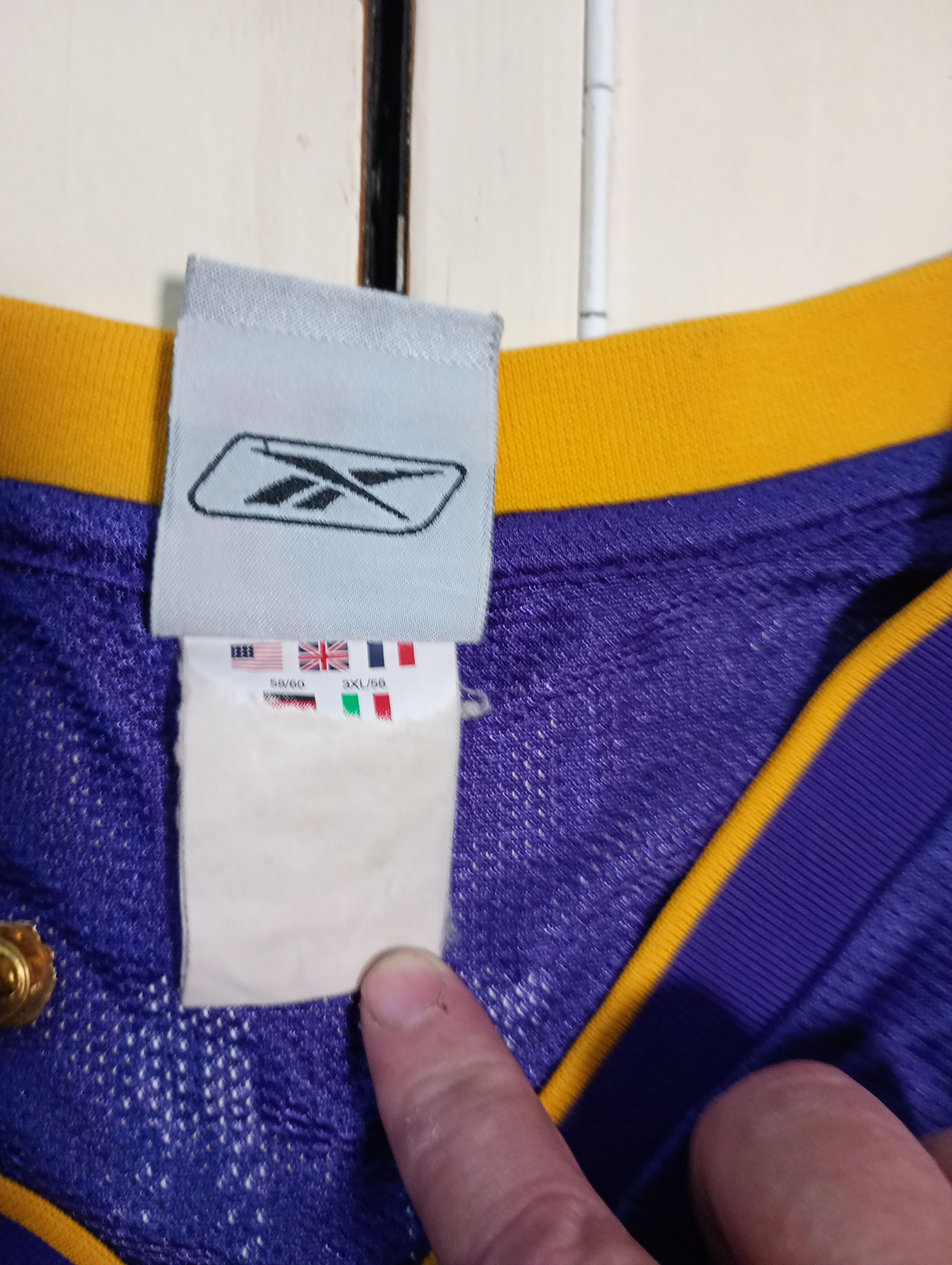 NBA × Reebok Reebok LA Lakers Jersey 8 Kobe Bryant 2002-2004 Size US XXL / EU 58 / 5 - 9 Thumbnail