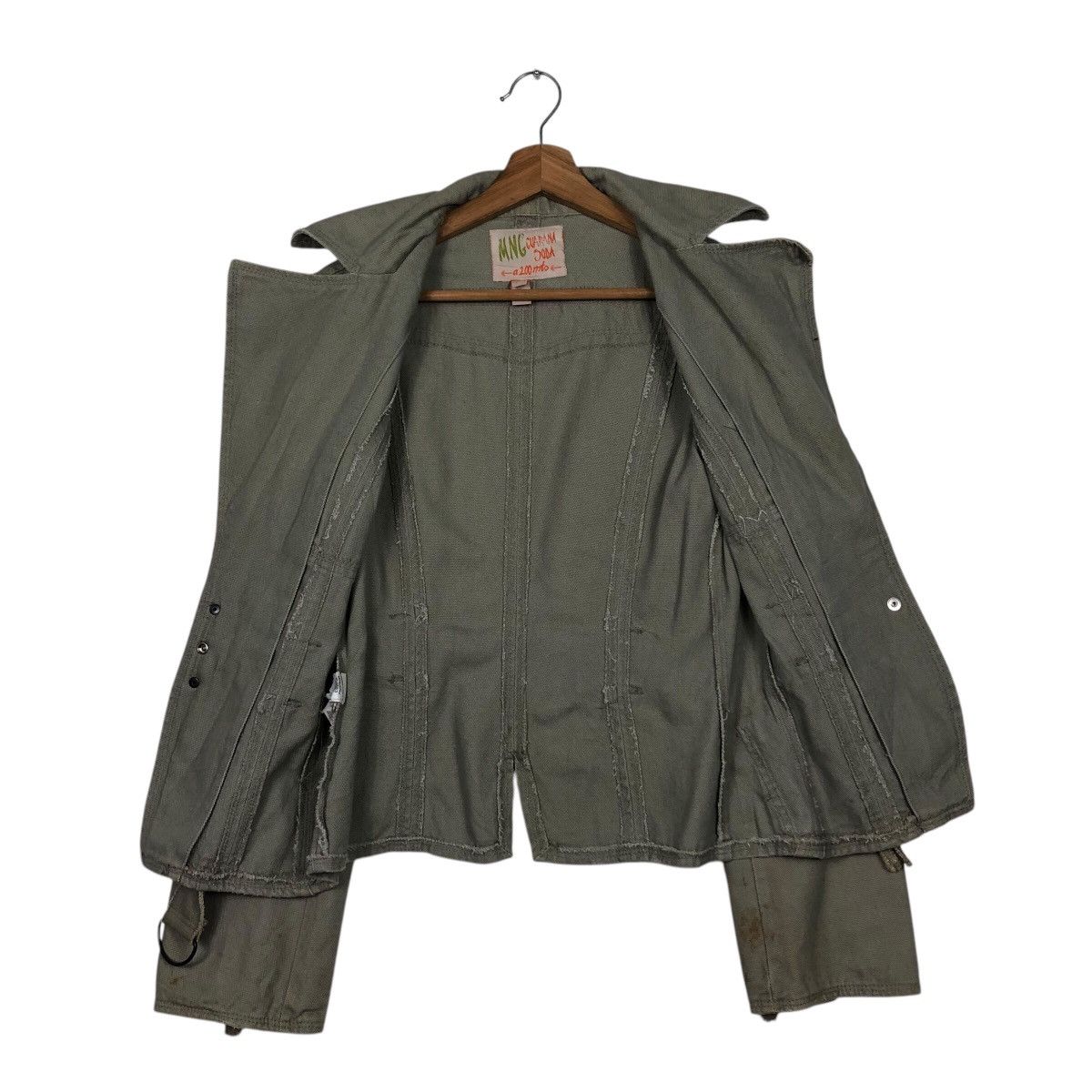 Japanese Brand 📌Vintage Cropped Biker Jacket Guarana Soda Bondage Design Size US L / EU 52-54 / 3 - 12 Thumbnail