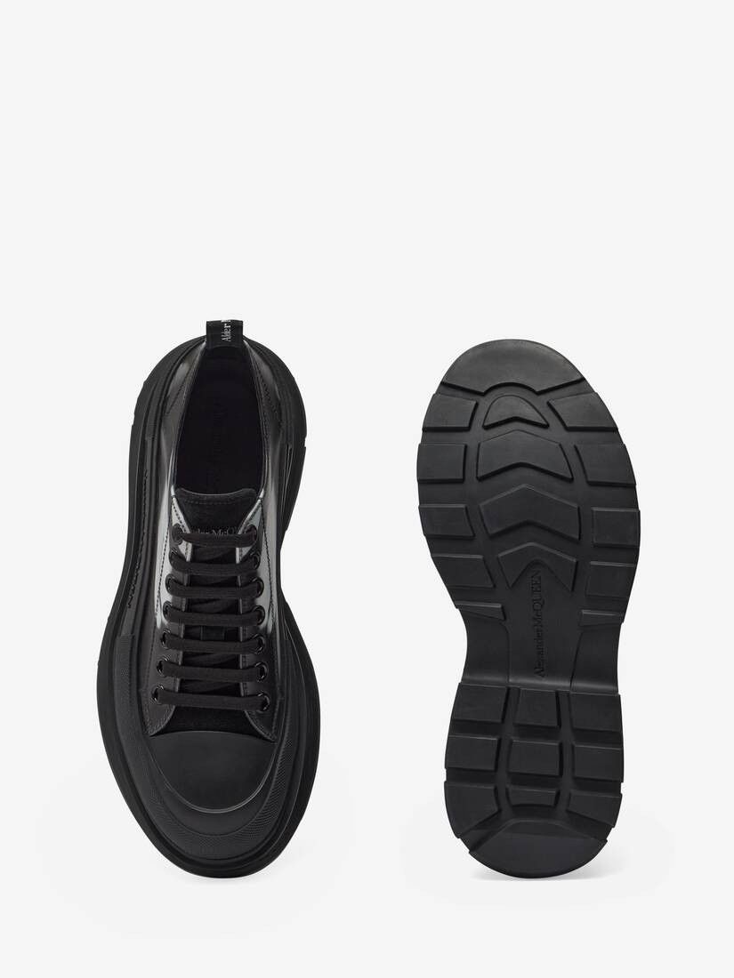 Alexander McQueen o1w1db10725 Tread Slick Lace Up in Black Size US 10 / EU 43 - 4 Thumbnail