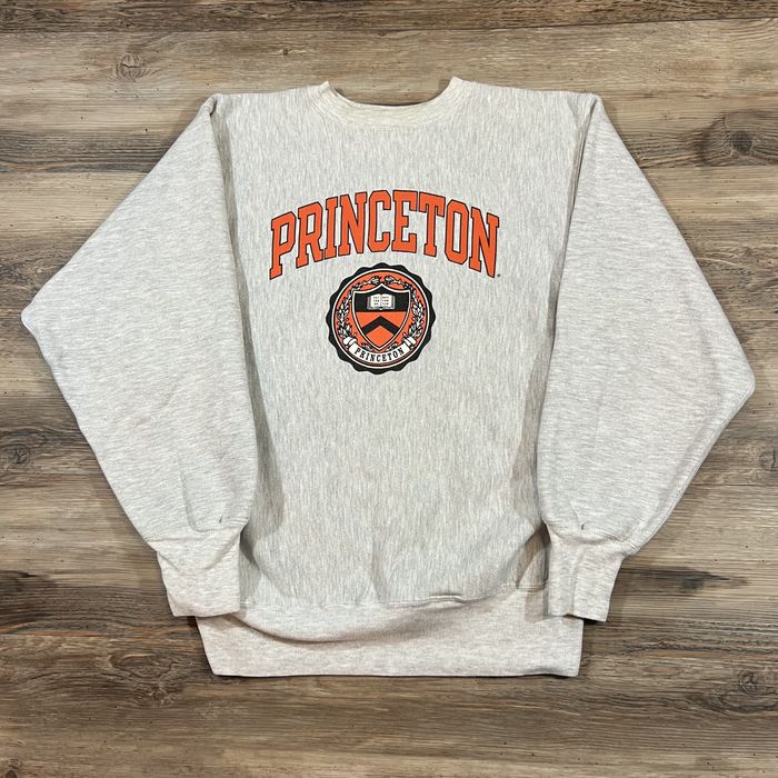 Vintage Y2K 90s PRINCETON Champion Reverse Weave Crewneck