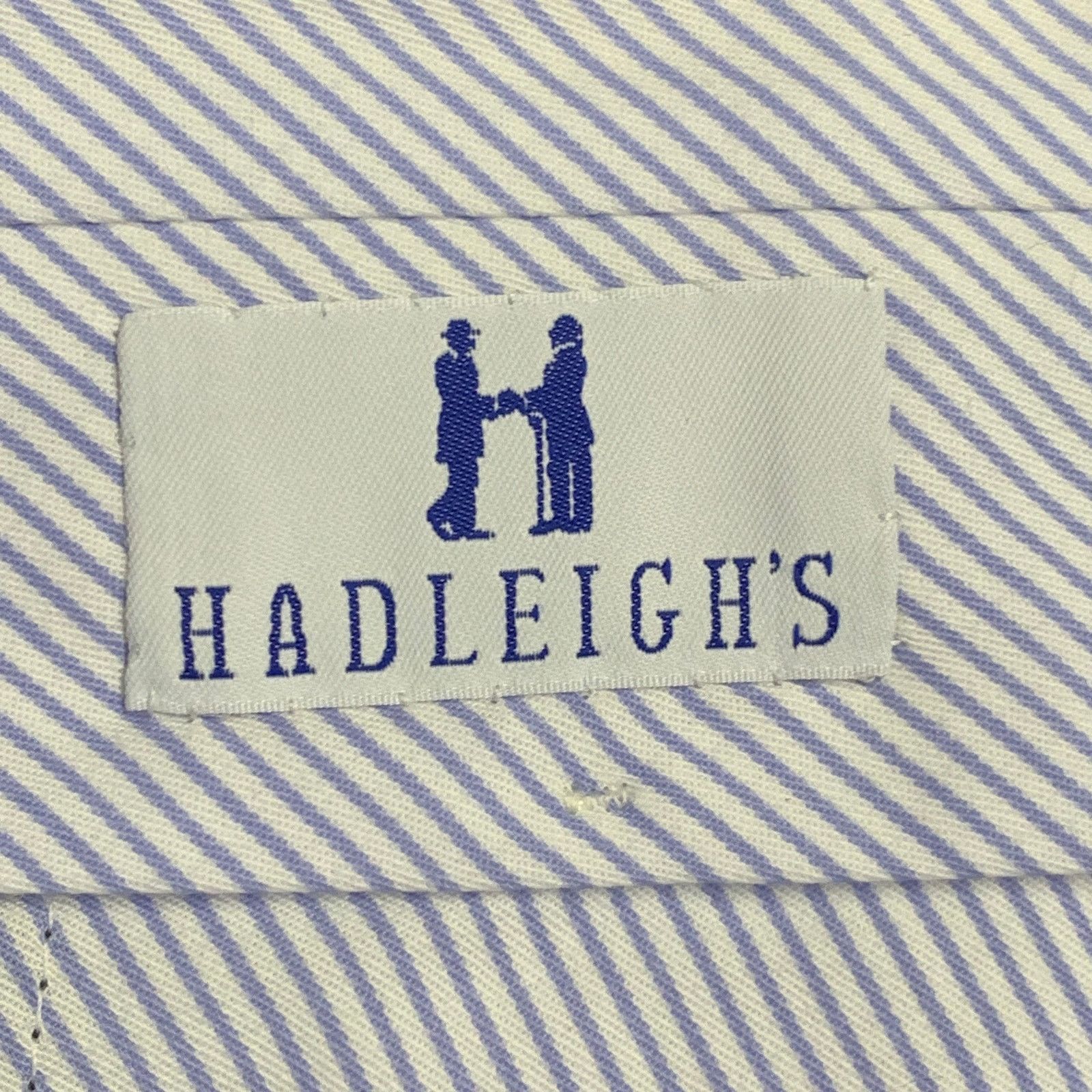 Hadleigh's HADLEIGH'S Size 34 Navy Wool Silk Flat Front Dress Pants Size US 34 / EU 50 - 4 Thumbnail