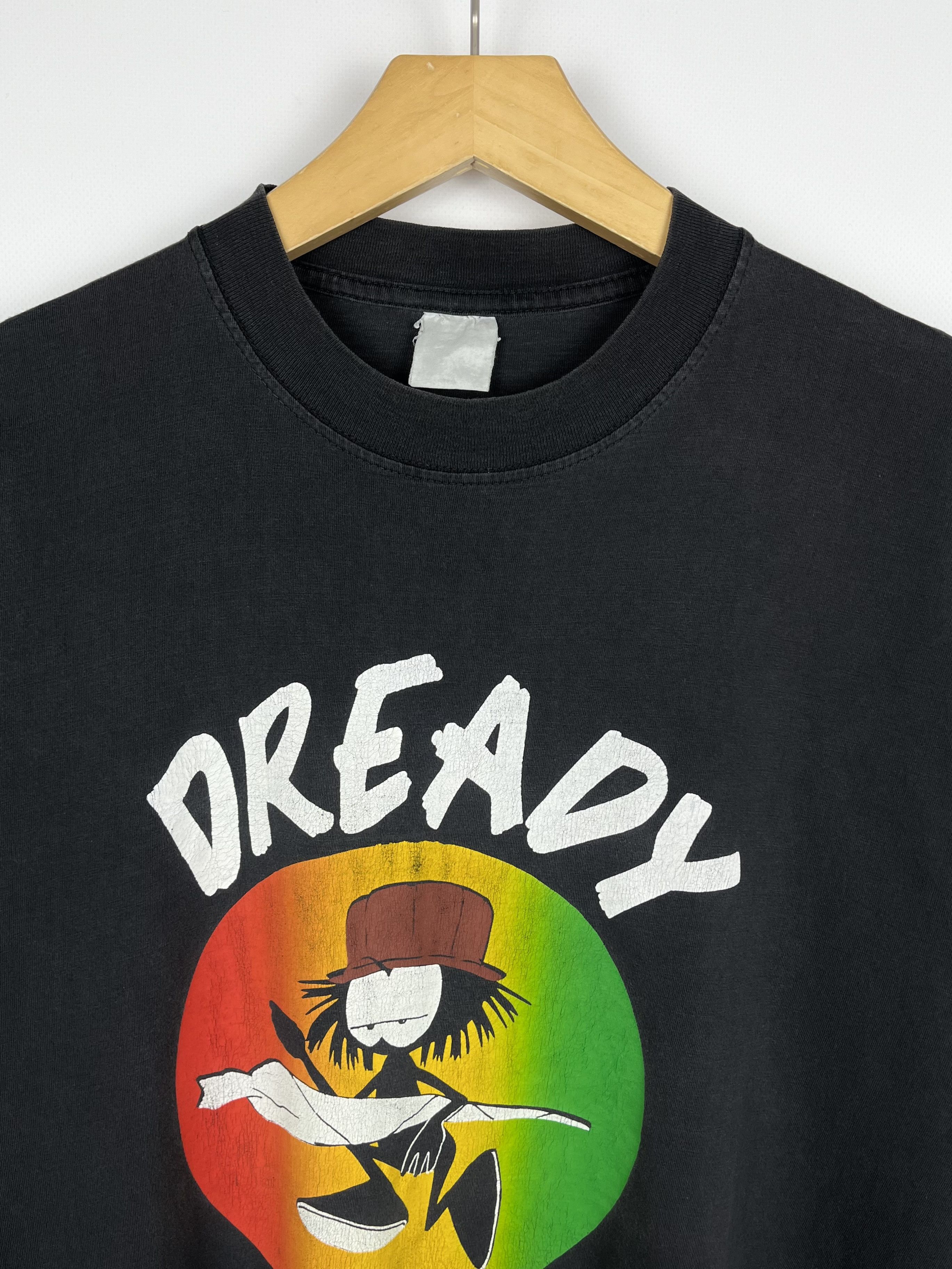 Vintage Vintage Dready Rasta Adult Funny T Shirt 1990’s Size US L / EU 52-54 / 3 - 6 Thumbnail