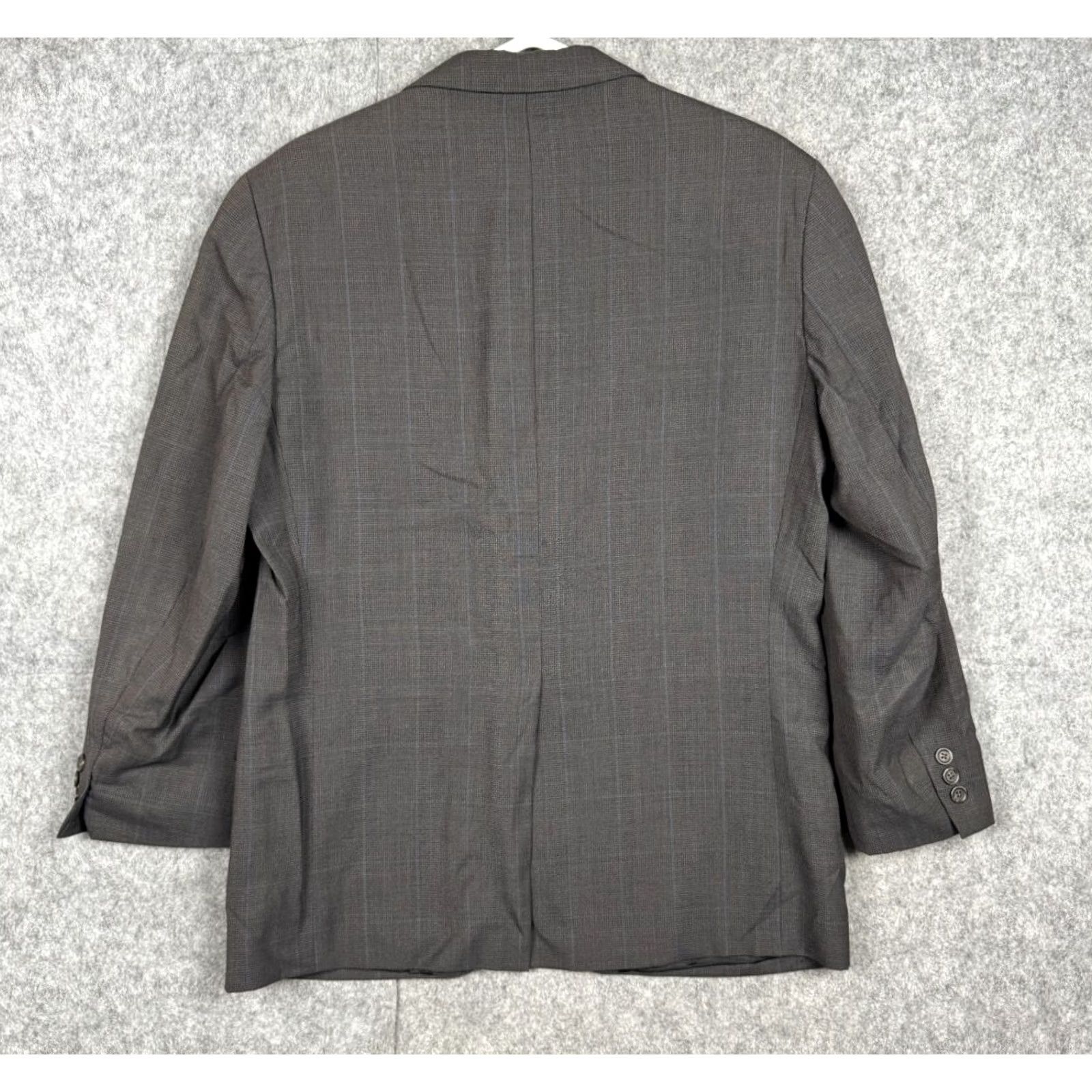 Ralph Lauren VINTAGE Ralph Lauren Polo University Club Suit 2 Button 42R 34x29 Wool Gray Plaid Men’s Wool Suit 2 Piece Regular Mens Size US XL / EU 56 / 4 - 3 Thumbnail