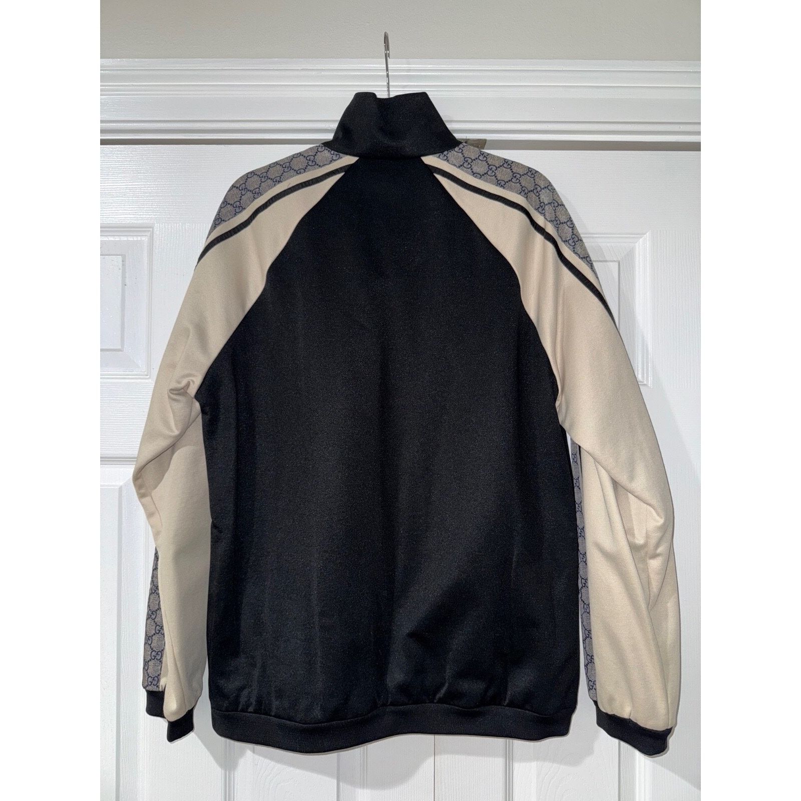 Gucci Gucci Black Oversized Technical Jersey Bomber Track Jacket S Size US S / EU 44-46 / 1 - 13 Thumbnail