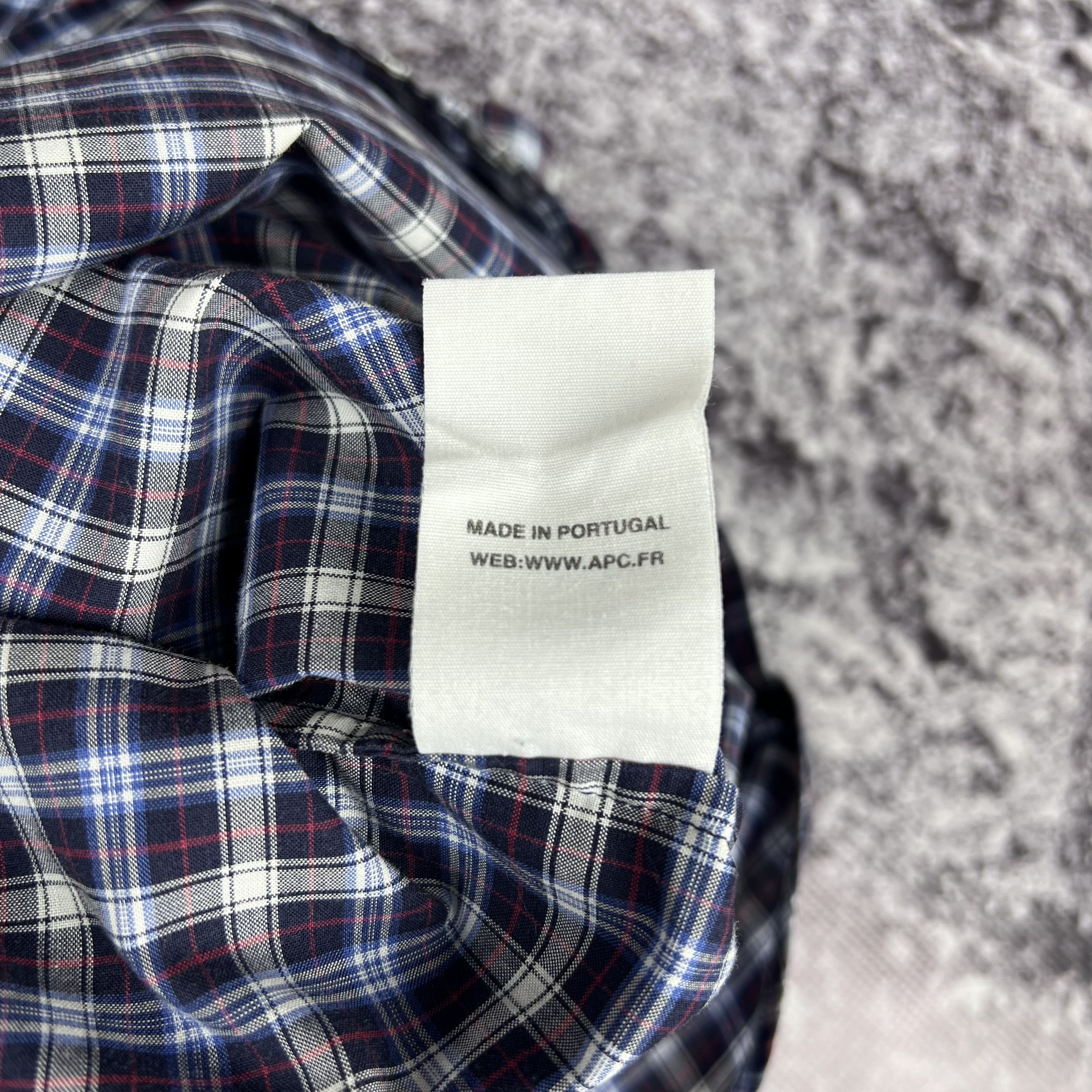 A.P.C. A.P.C. Shirt Long Sleeve Size S Size US S / EU 44-46 / 1 - 8 Thumbnail