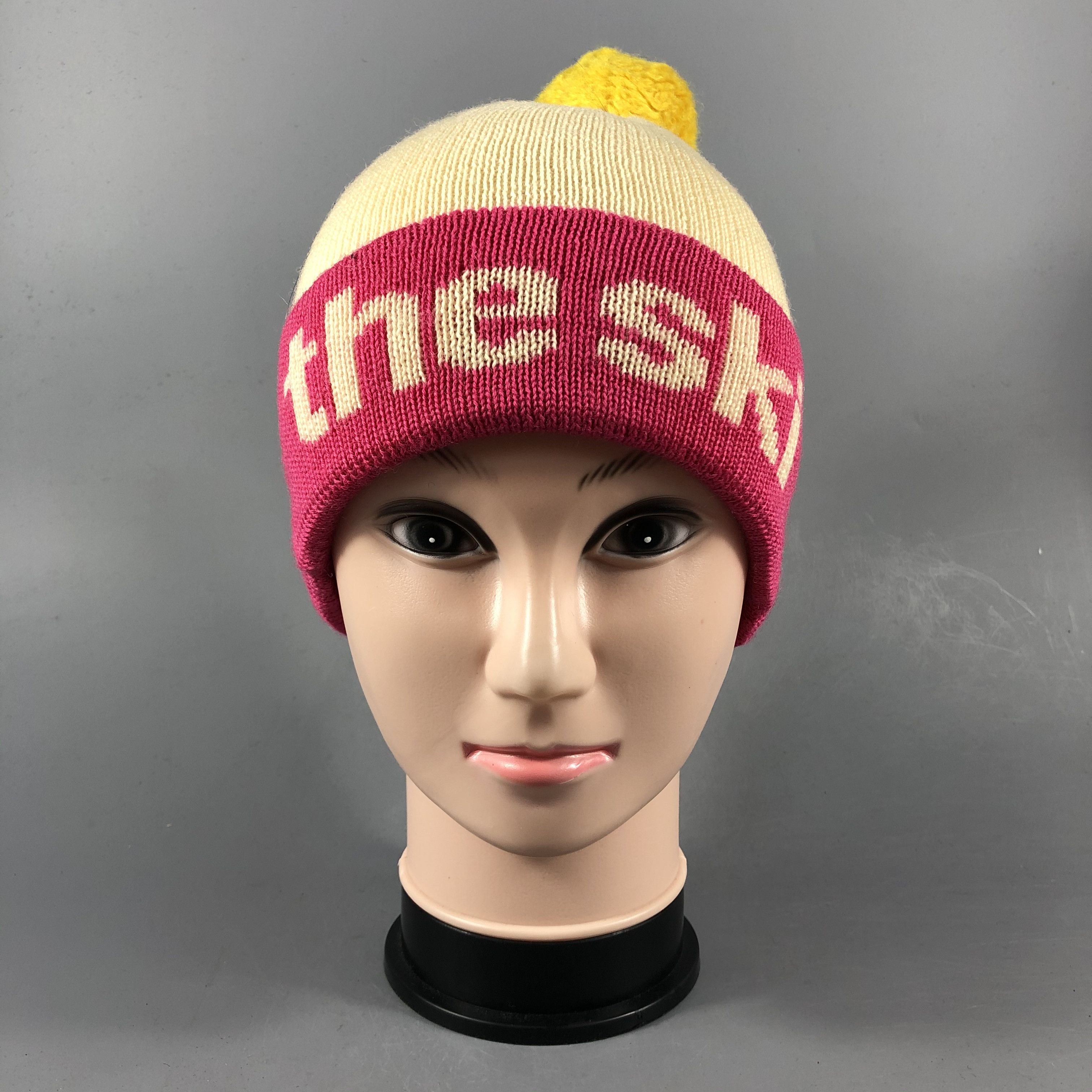 Japanese Brand Vintage The Ski Beanie Snowcap Hat Size ONE SIZE - 1 Thumbnail