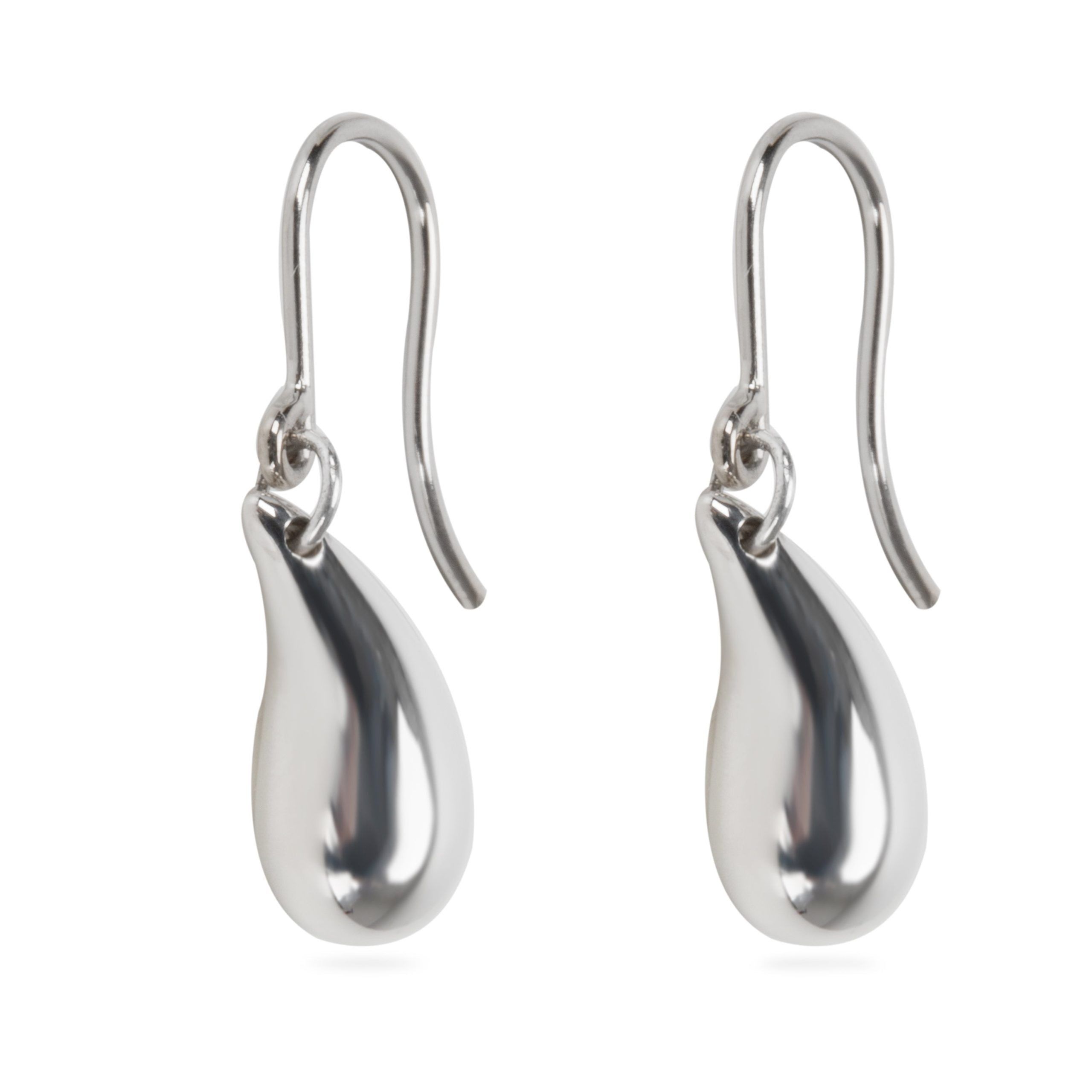 Tiffany & Co. Elsa Peretti Tear Drop Earrings in Sterling Silver