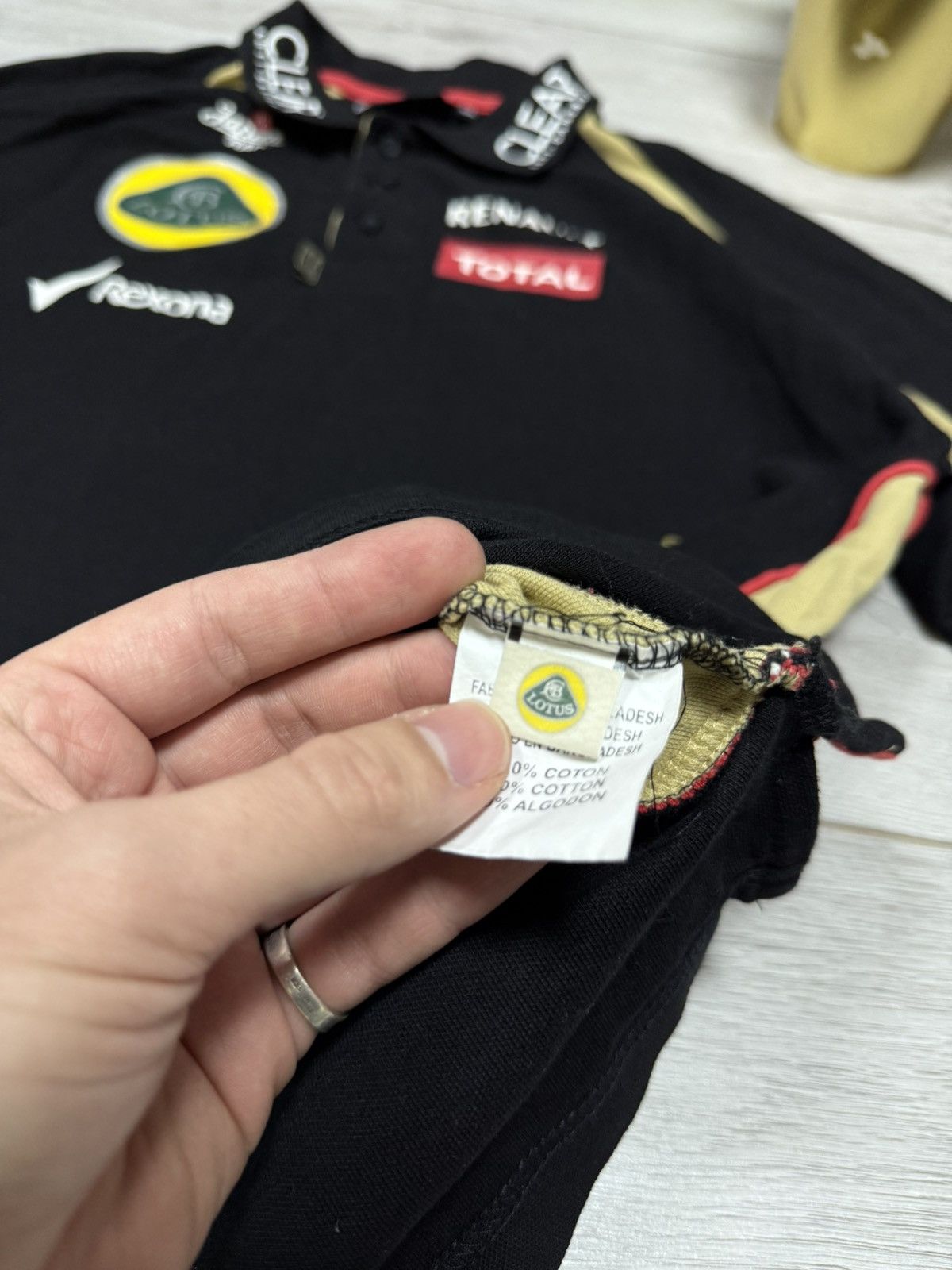 Vintage Lotus F1 formula racing polo Size US XXL / EU 58 / 5 - 5 Thumbnail