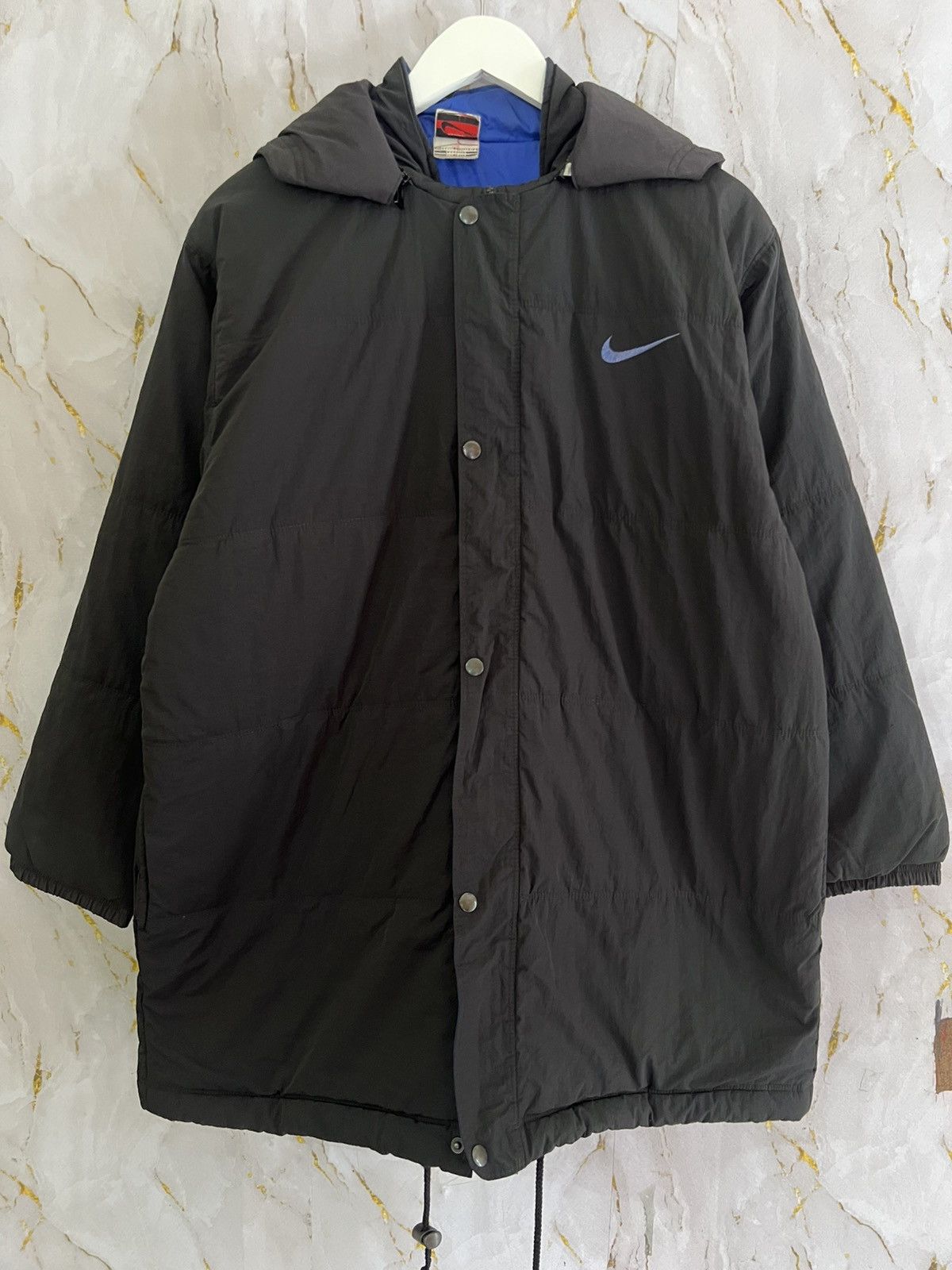 Nike Vintage Nike Parka Jacket 90s Sportswear Outerwear Size US L / EU 52-54 / 3 - 1 Thumbnail