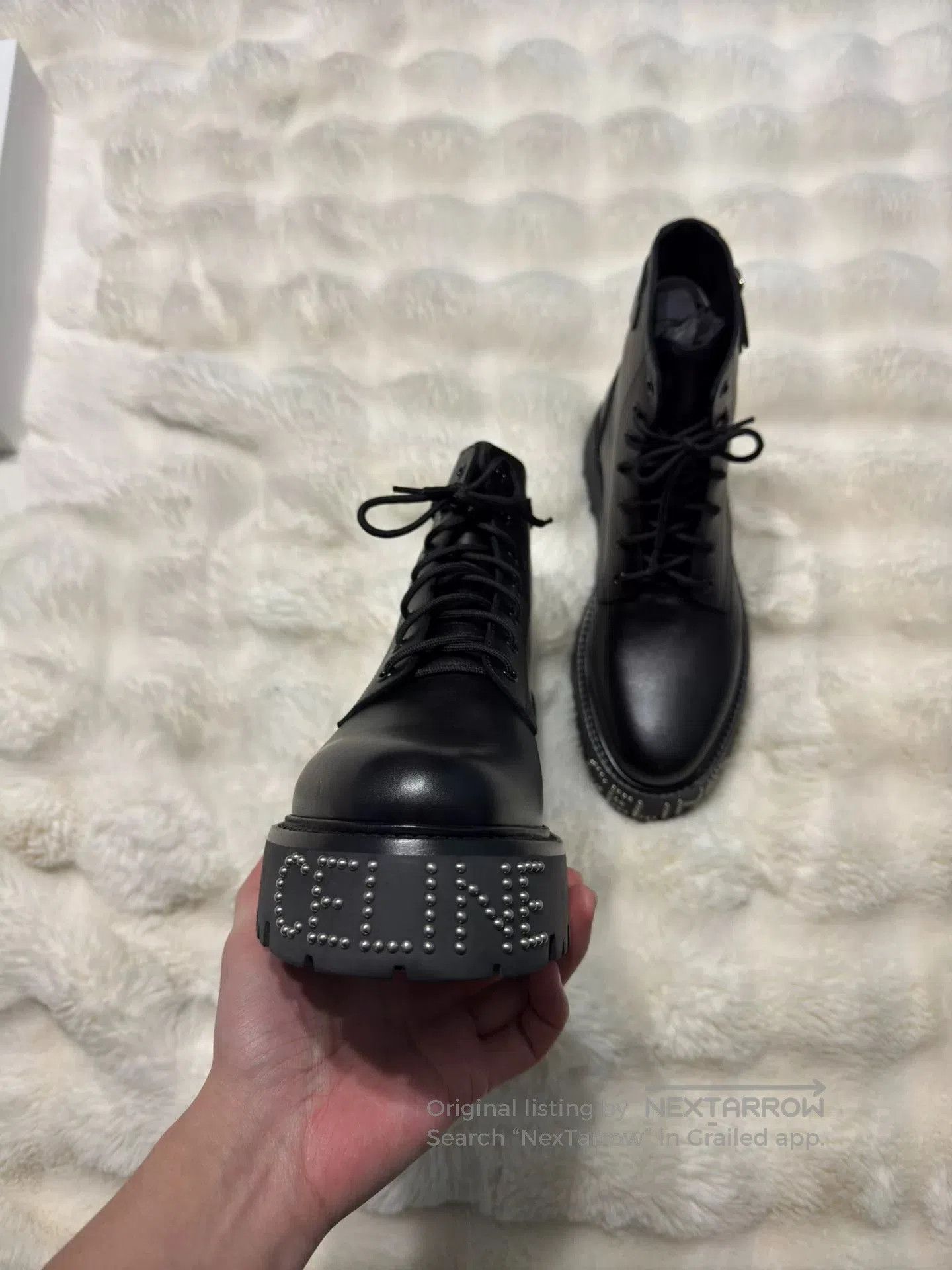 Celine Celine 22ss Rivet Logo Martin Boots. Size US 6 / EU 39 - 6 Thumbnail