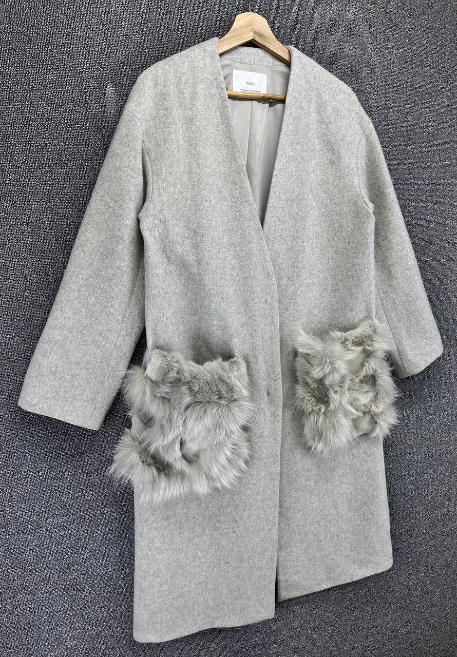 Yohji Yamamoto Vintage Yohji Yamamoto Ined Fur Pocket Long Jacket Size M / US 6-8 / IT 42-44 - 2 Thumbnail