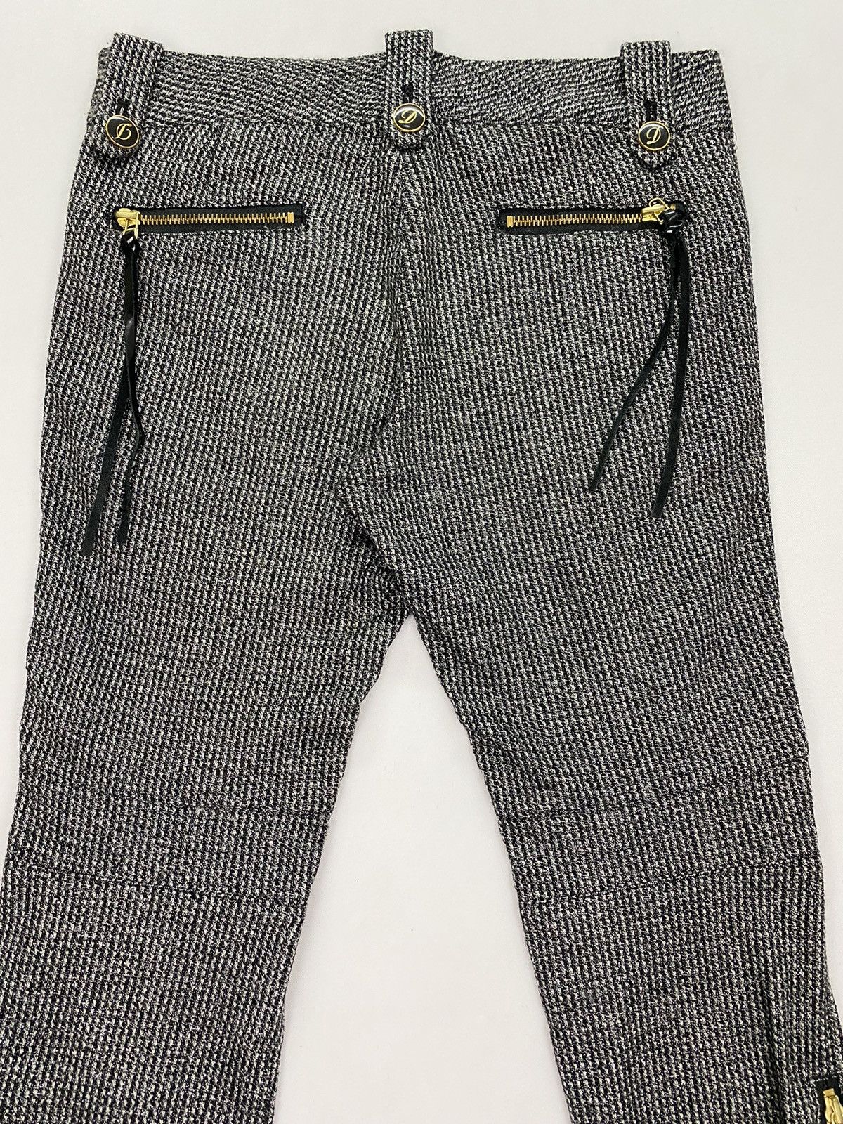 Japanese Brand Dress Camp Wool Biker Pant Size 32" / US 10 / IT 46 - 4 Thumbnail