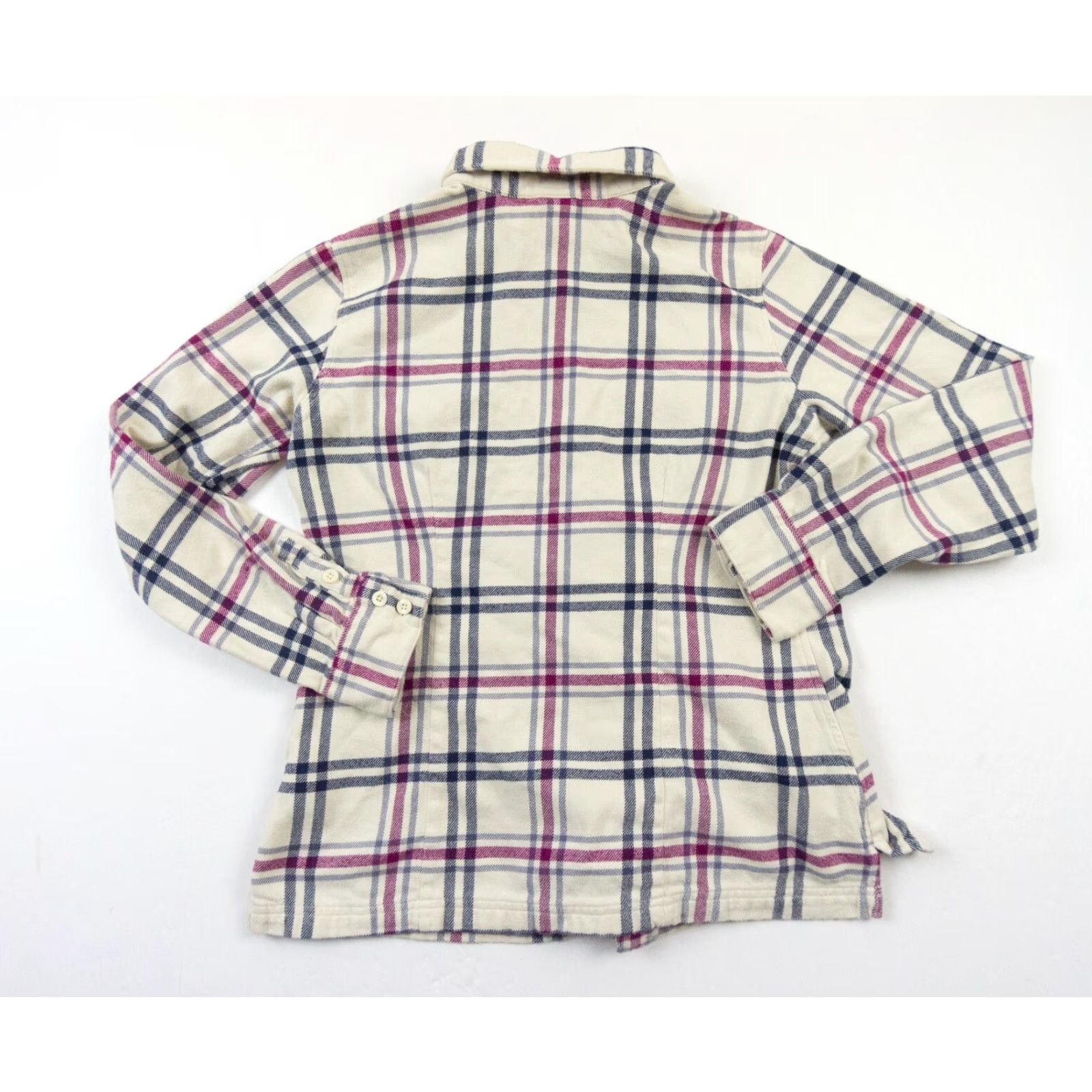 Patagonia Patagonia Shirt Womens 12 White Fjord Flannel Long Sleeve Button Down Ladies Size XL / US 12-14 / IT 48-50 - 5 Thumbnail