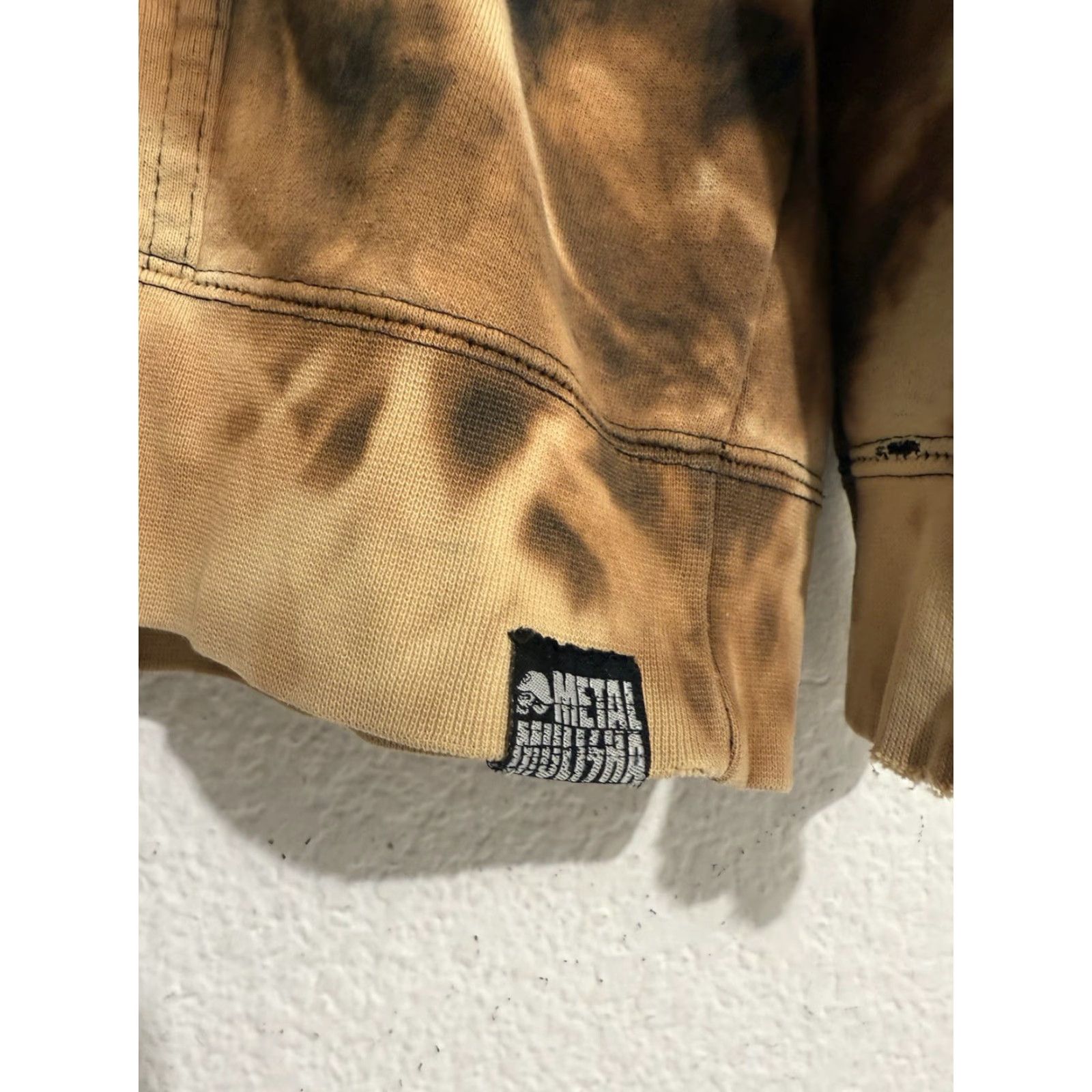Metal Mulisha Metal Mulisha Hoodie XL Brown Skull Full Zip Mens Distressed Y2K Graphic Print Hooded Front Zip Size US XL / EU 56 / 4 - 7 Thumbnail