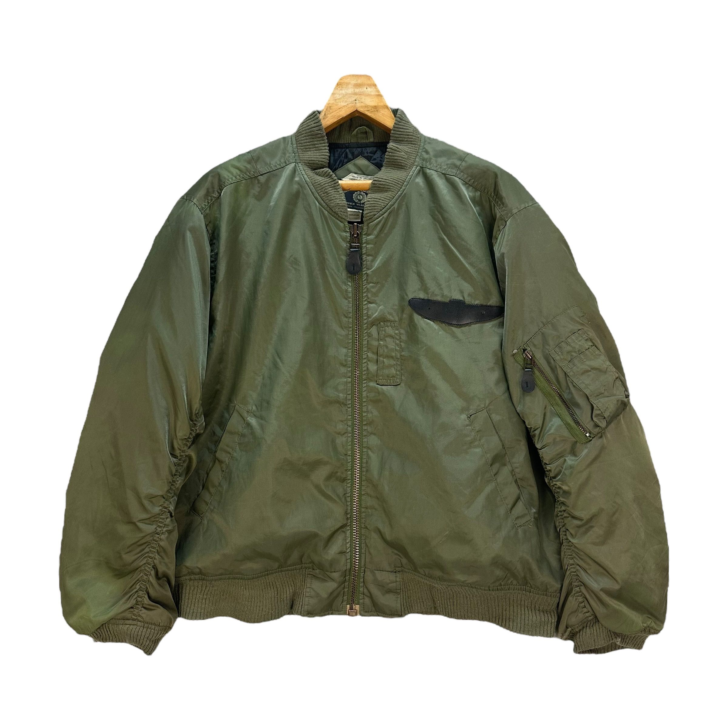 Vintage BACK FIRE USA Big Logo MA-1 Bomber Jacket #A9-0215 Size US L / EU 52-54 / 3 - 3 Thumbnail