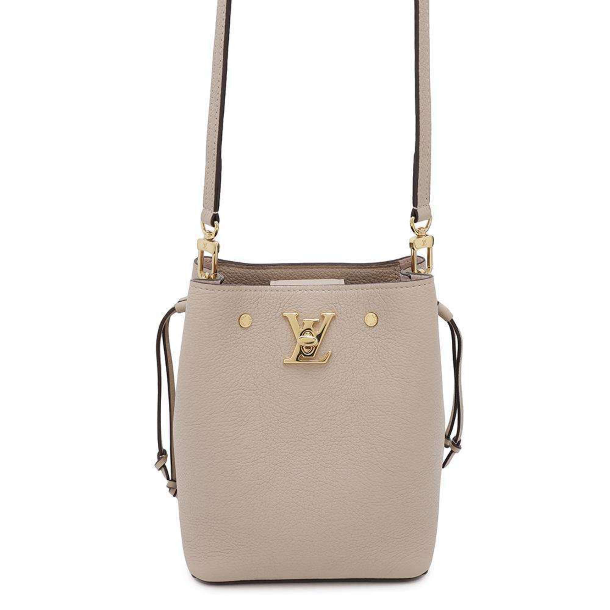 Louis Vuitton Shoulder Bag Calf Leather Nano Lock Me Bucket M69205 Louis Vuitton, Women's