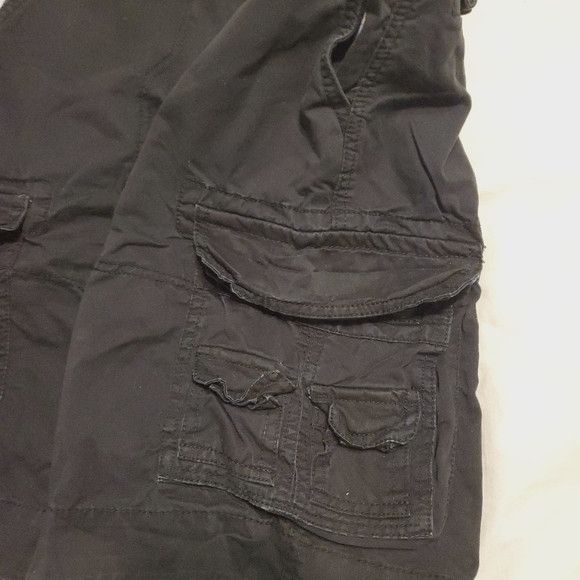 Aeropostale Aéropostale Black Distressed Casual Cargo Shorts SZ:28 Size US 28 / EU 44 - 5 Thumbnail