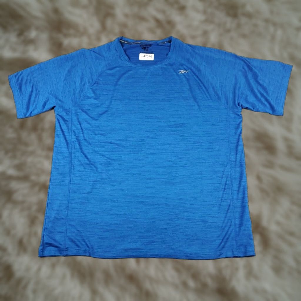 Reebok Reebok T Shirt Mens 2XL Blue Active Gym Work Out Pullover Short Sleeve Size US XXL / EU 58 / 5 - 1 Thumbnail
