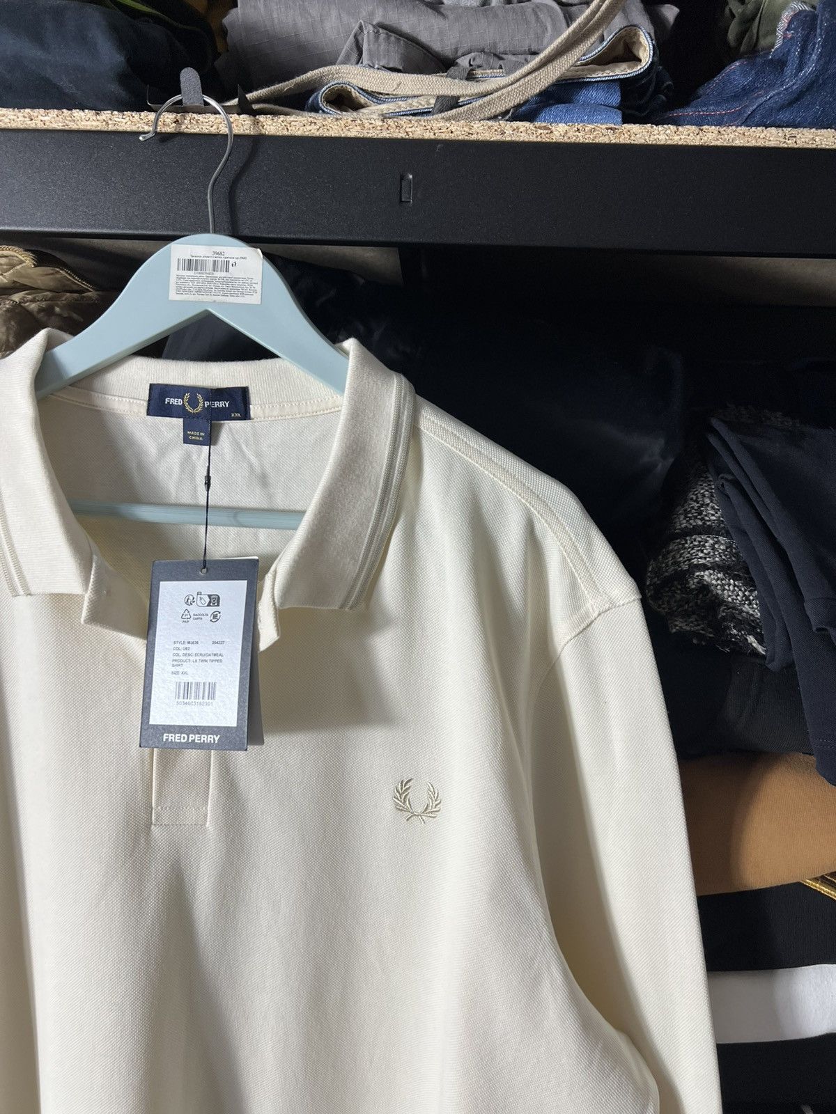 Fred Perry 🔥 Fred Perry Long Sleeve Polo Shirt — Size XXL Size US XXL / EU 58 / 5 - 4 Thumbnail