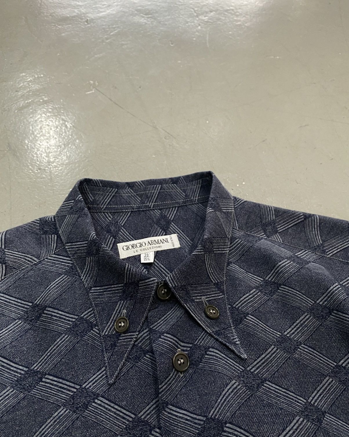 Giorgio Armani Vintage 90’s Giorgio Armani Men Shirt Size US L / EU 52-54 / 3 - 2 Thumbnail