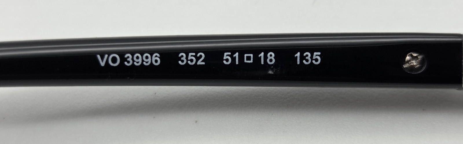Vogue Vogue VO 3996 352 51-18-135 Eyeglasses FRAMES ONLY Black Size ONE SIZE - 5 Thumbnail