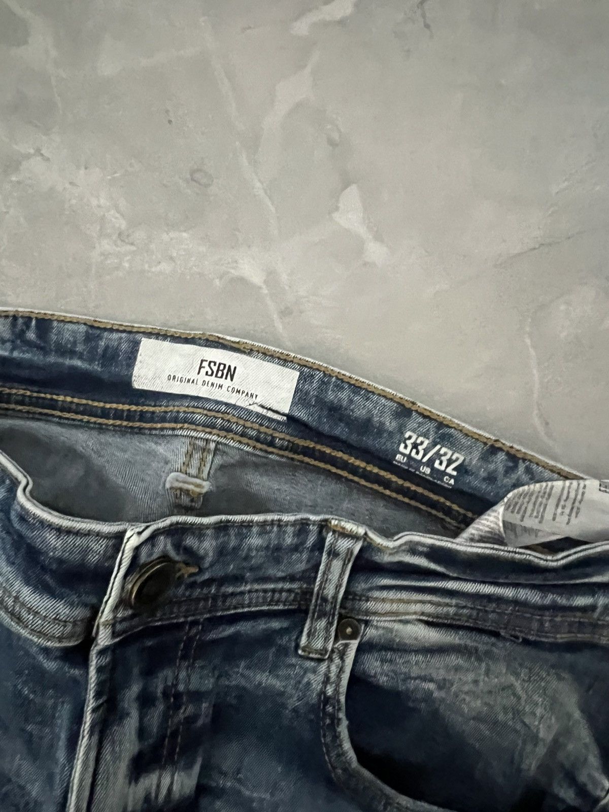Vintage Underground Y2K Slim Fit / Jeans Faded Archive Swag Size US 33 - 5 Thumbnail