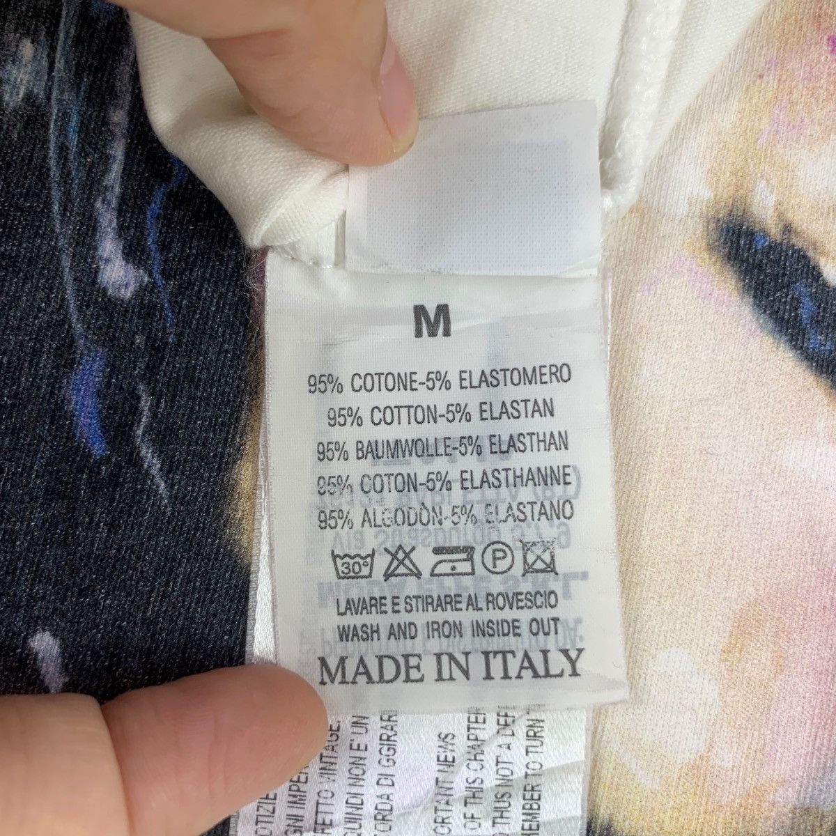 Vintage SWEET YEARS ITALY Johnny Depp Face Painting Tee Shirt Size M / US 6-8 / IT 42-44 - 7 Thumbnail