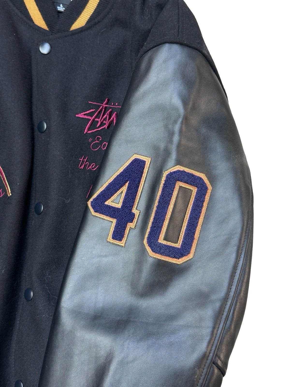 Stussy Stussy 40th Anniversary IST Varsity Jacket Size US L / EU 52-54 / 3 - 5 Thumbnail