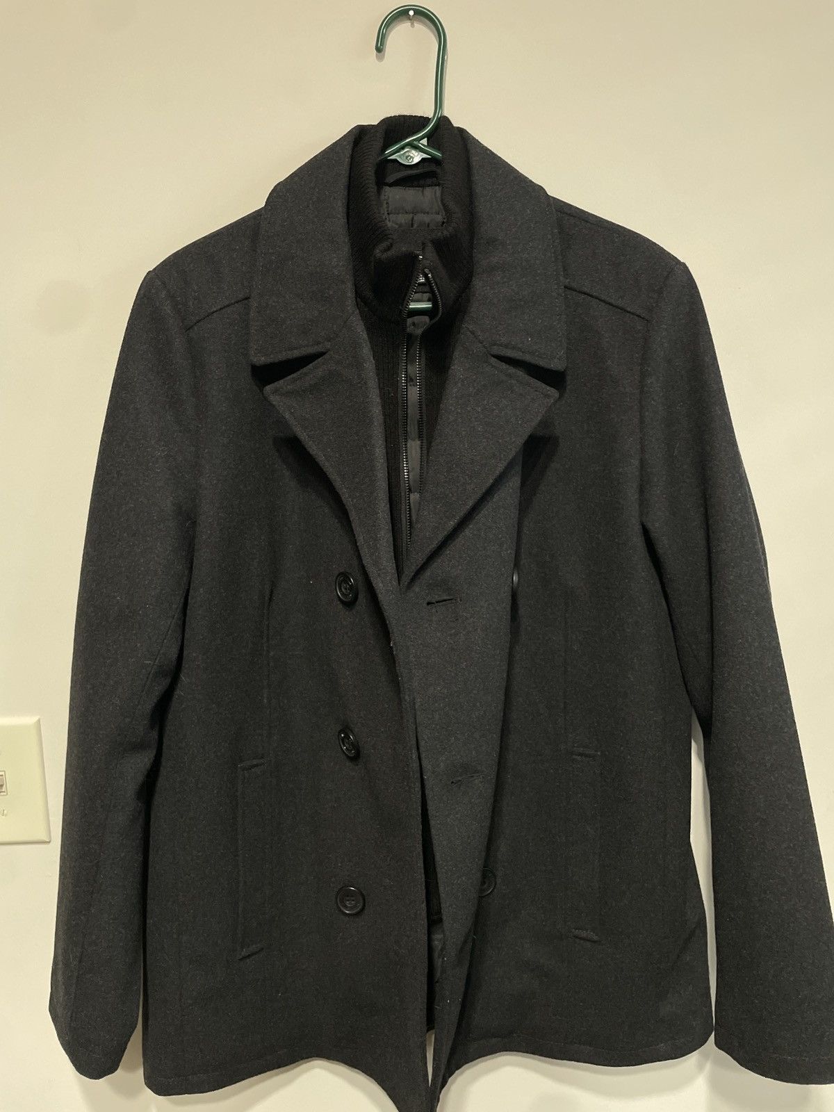 Kenneth Cole Turtleneck Black Blazer Coat Size US M / EU 48-50 / 2 - 3 Thumbnail