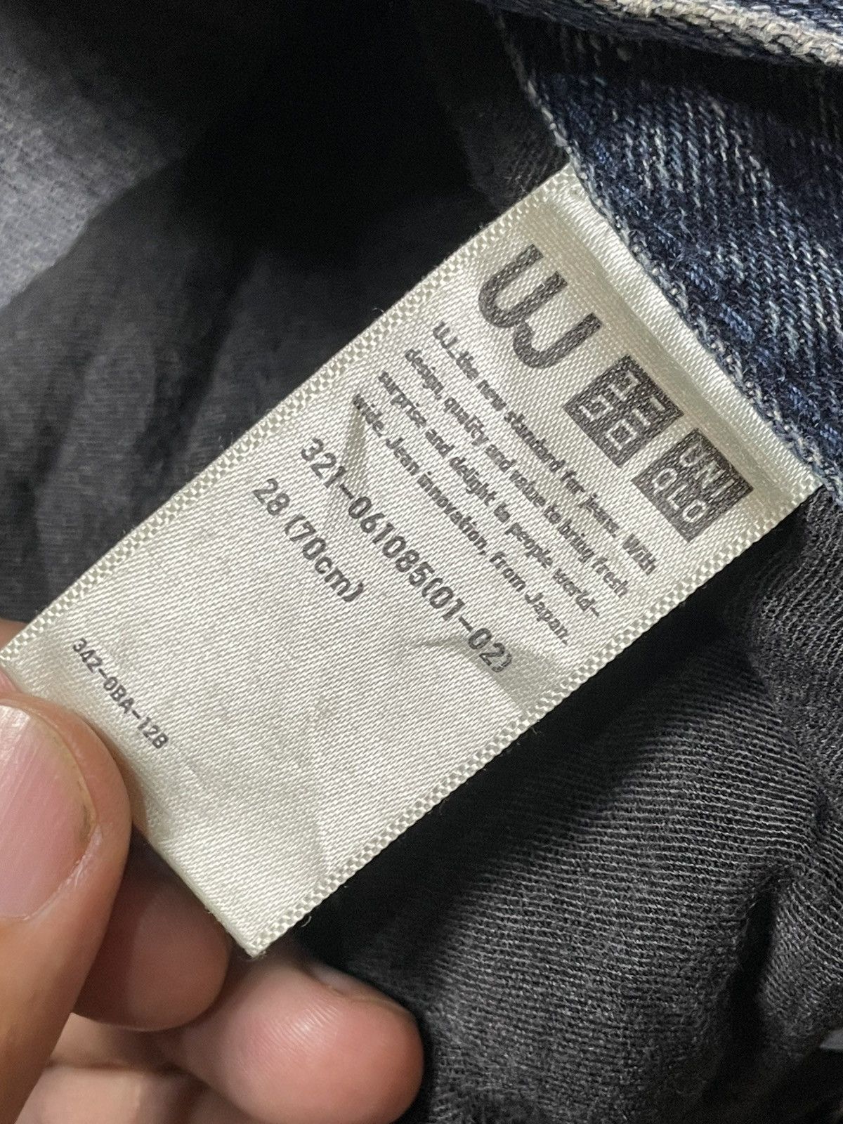 Japanese Brand × Uniqlo × Vintage UNIQLO Distressed Denim Straight Cut Jeans (92) Size US 30 / EU 46 - 6 Thumbnail