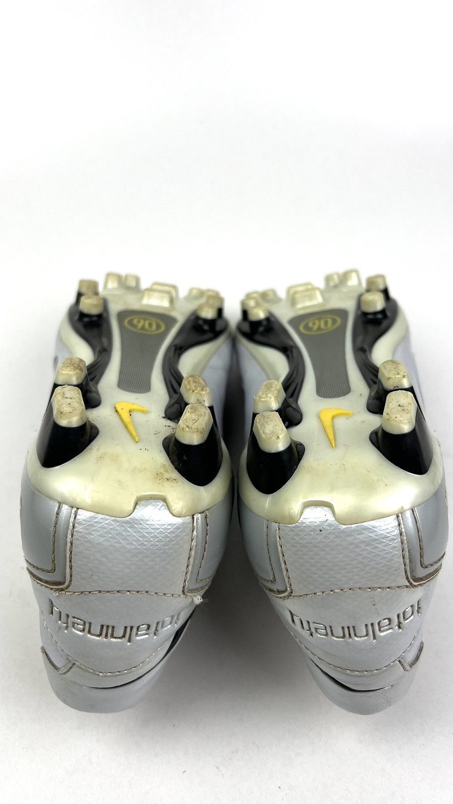 Nike NIKE Cleats Football Shoes Total 90 Laser Zoom FG Silver Men Size US 12 / EU 45 - 15 Thumbnail