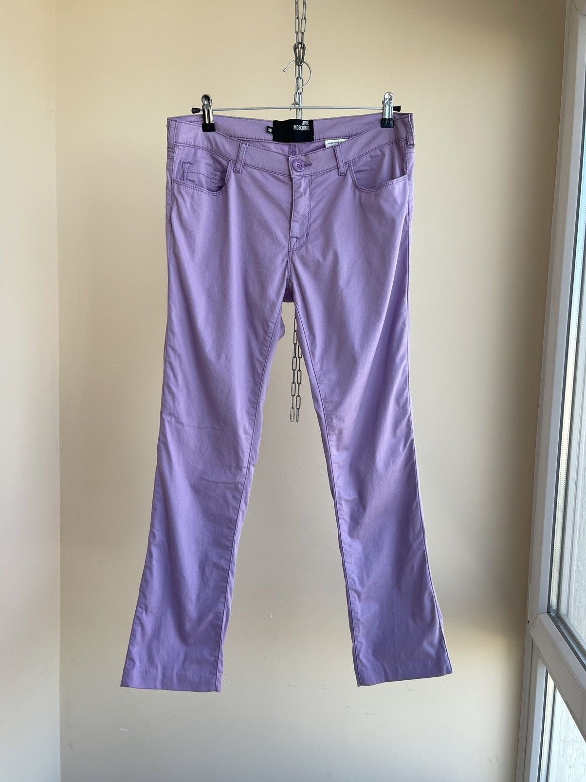 Love Moschino Love Moschino Mid Rise Regular Straight Fit Pants 32x29 w32 Size 32" / US 10 / IT 46 - 1 Thumbnail