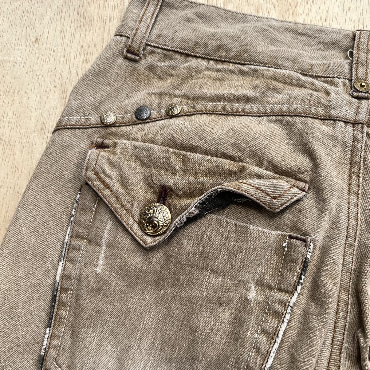 Tornado Mart OIL CAKE JAPANESE BRAND FADED FLARE BOOT CUT DENIM Size US 31 - 9 Thumbnail