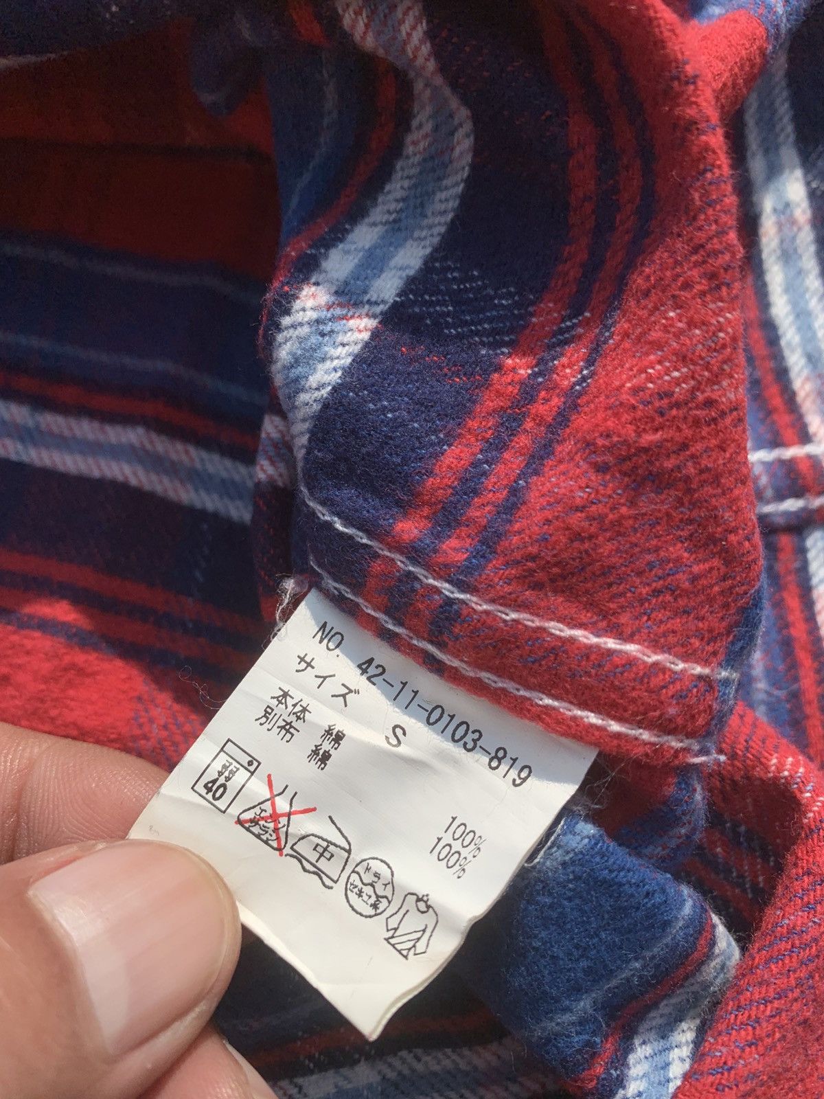Beams Plus Beams Heart Flannel Tartan Shirt Size M / US 6-8 / IT 42-44 - 4 Thumbnail