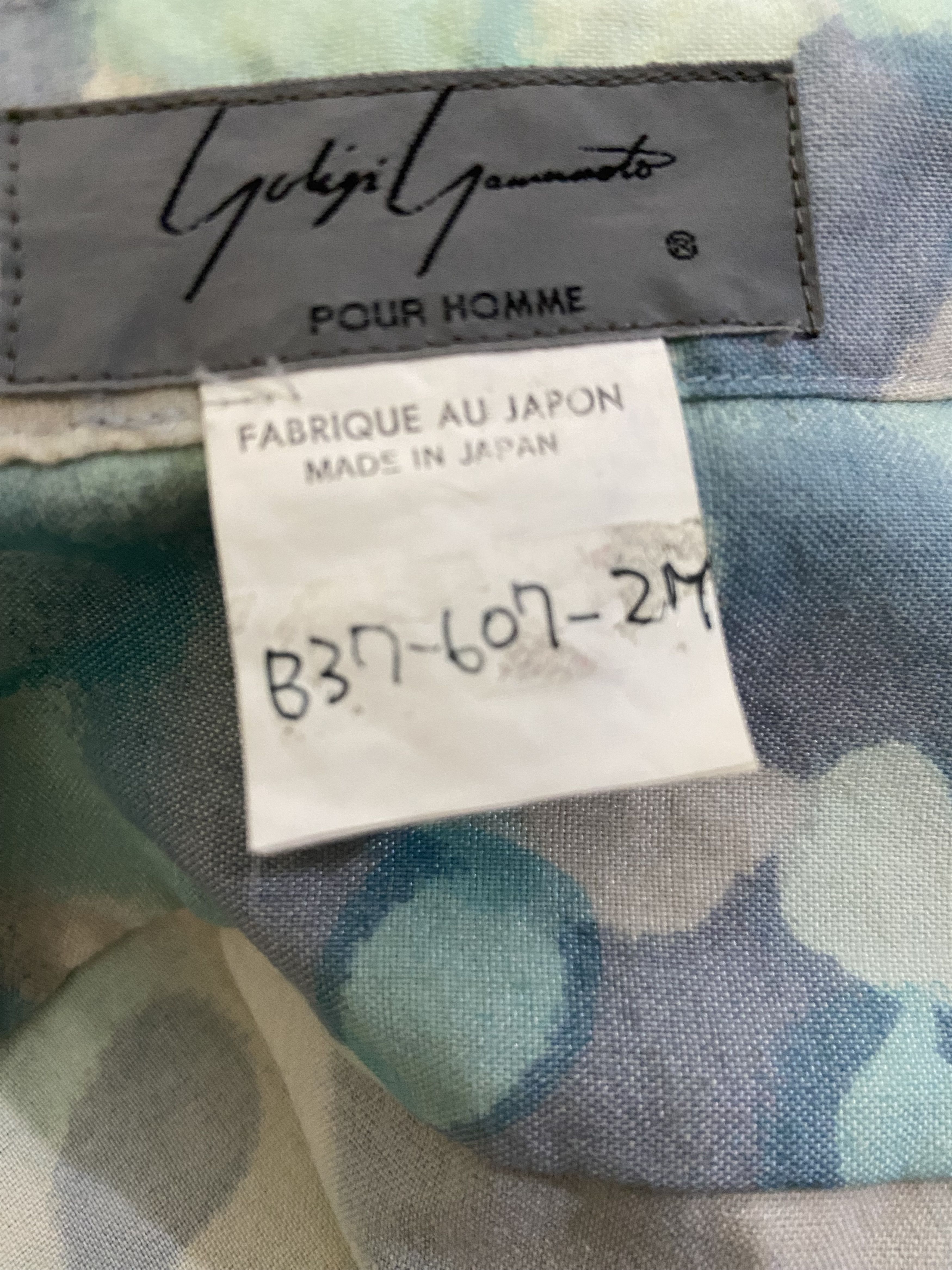 Yohji Yamamoto Yohji Yamamoto 80s camoflauge shirt Size US M / EU 48-50 / 2 - 3 Thumbnail