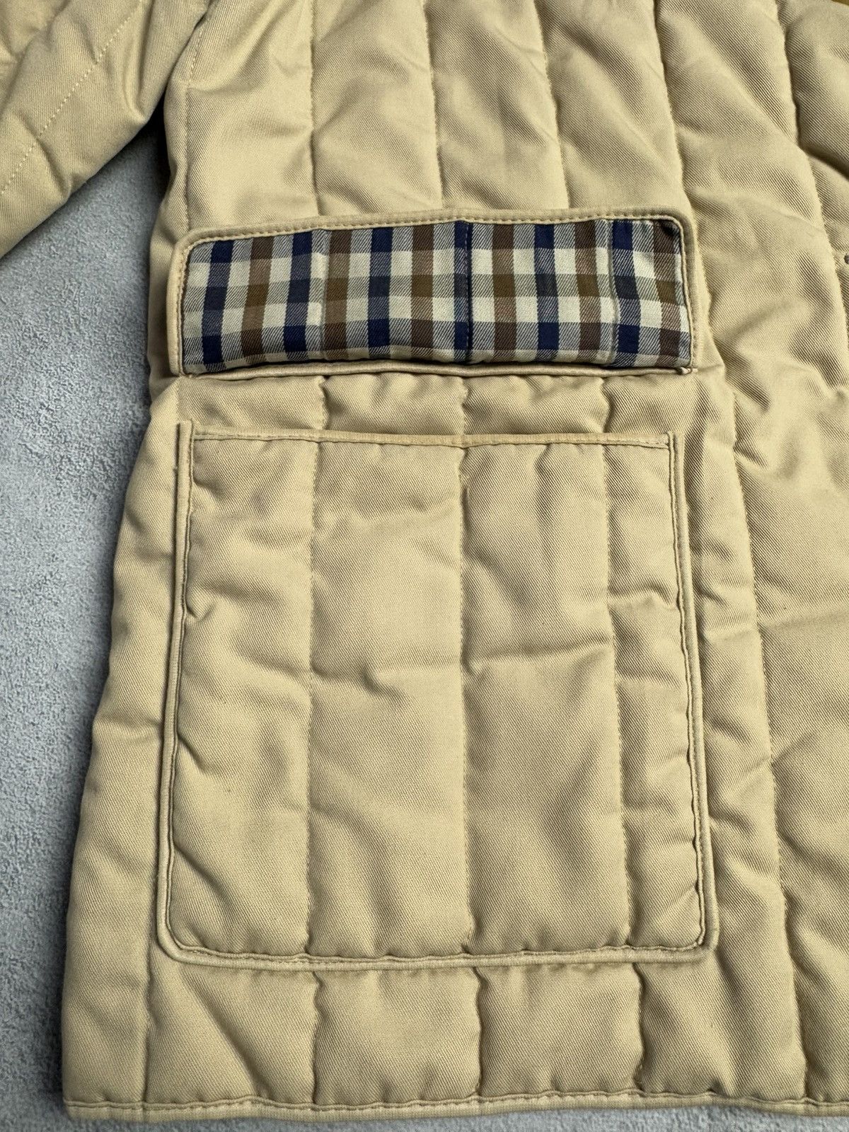 Aquascutum Aquascutum Padded Jacket Round Neck House Check Lining Size L / US 10 / IT 46 - 7 Thumbnail