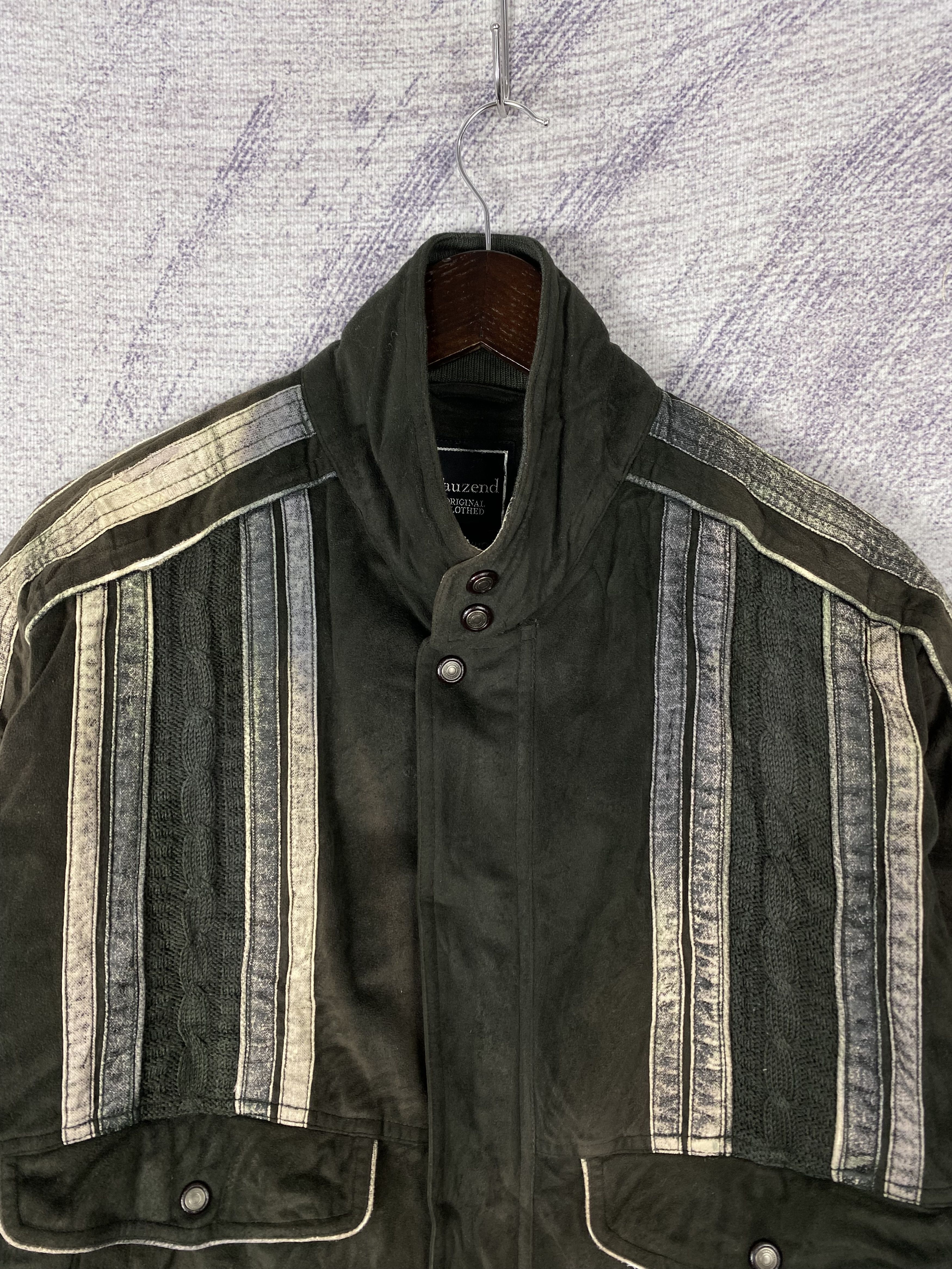 Japanese Brand Vintage Tauzend Full Zipper Bomber Jacket Size US L / EU 52-54 / 3 - 2 Thumbnail