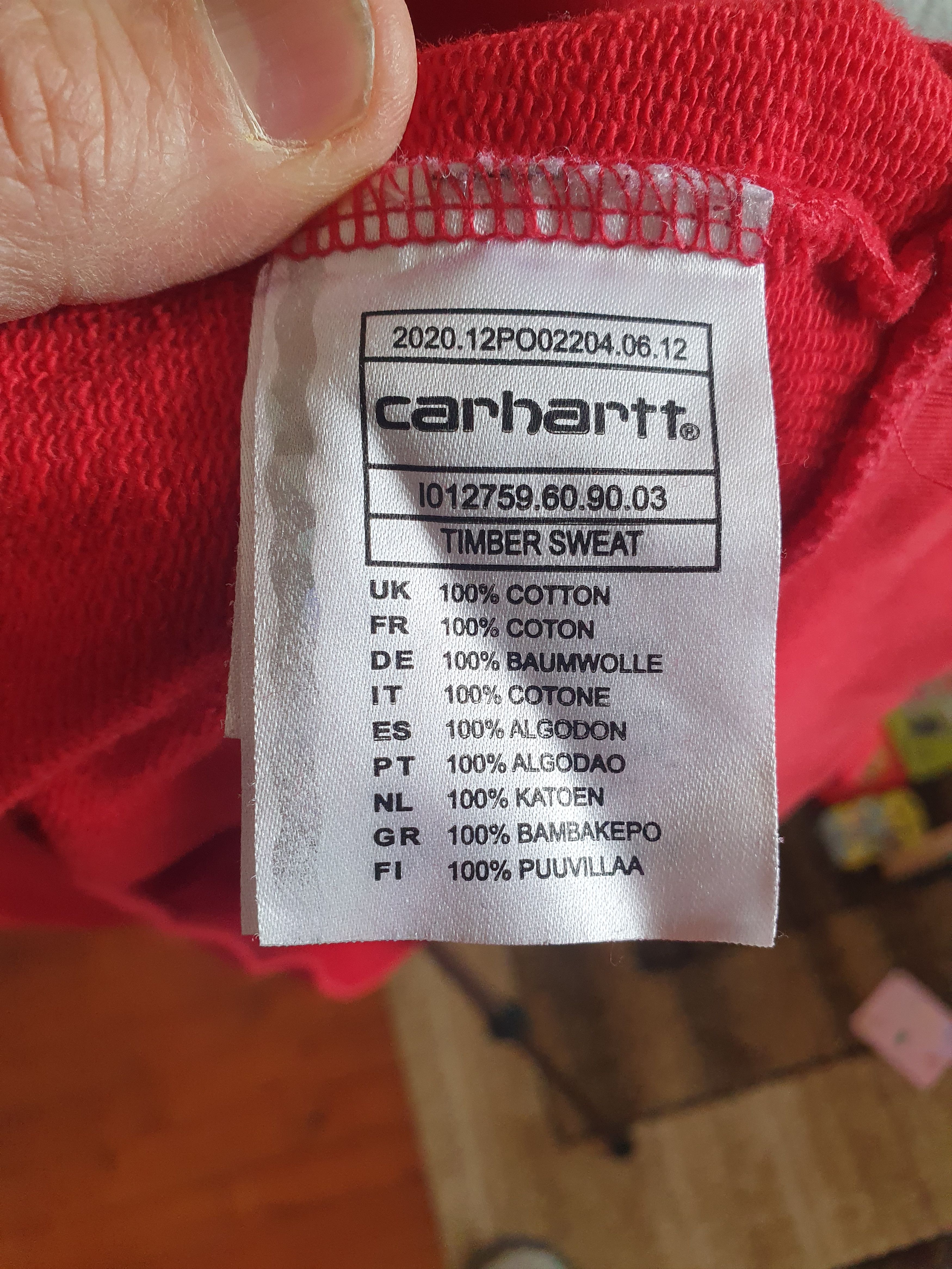 Carhartt Carhartt Timber Sweat Sweatshirt Jumper sz M Size US M / EU 48-50 / 2 - 5 Thumbnail