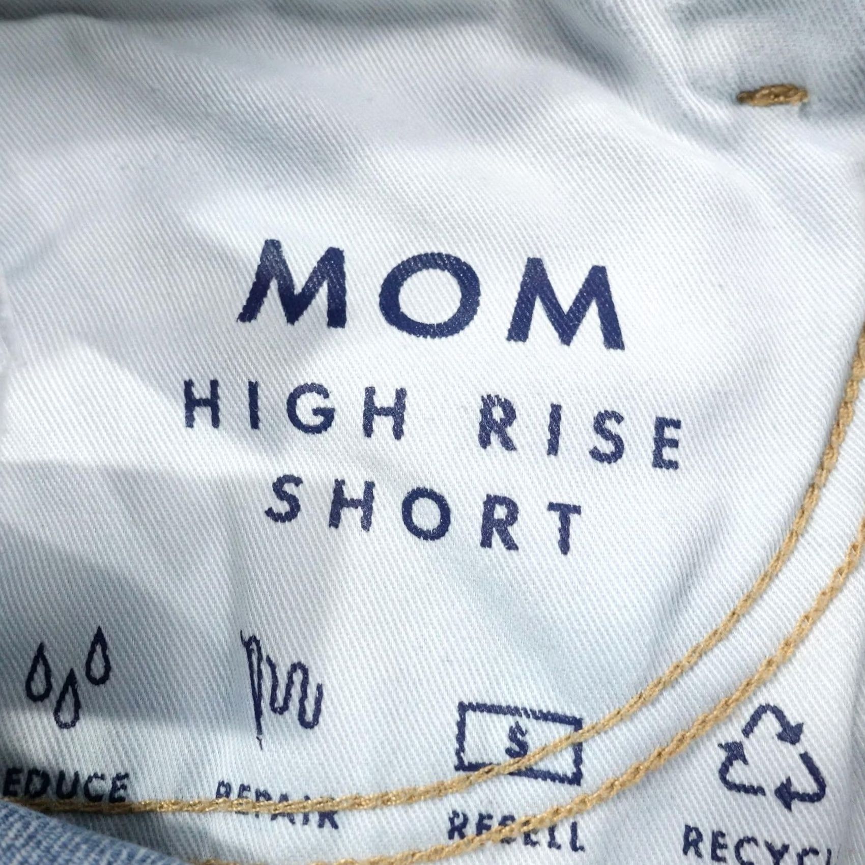 Lucky Brand Lucky Brand Mom High Rise Shorts Womens 00 Denim Blue Distressed 5-Pocket Fringe Summer Casual Jeans Shorts Womens Size 24" / US 00 / IT 34 - 6 Thumbnail