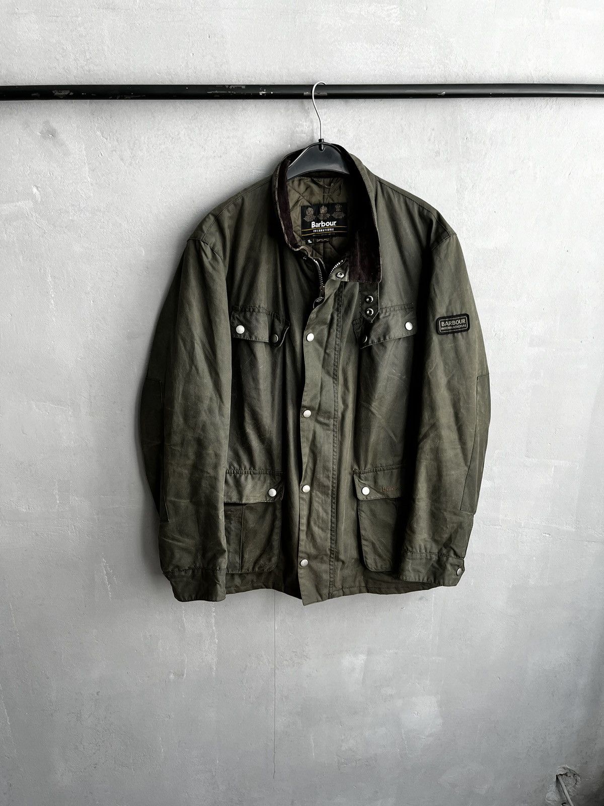 Barbour Barbour International Wax Jacket size XL Size US XL / EU 56 / 4 - 4 Thumbnail