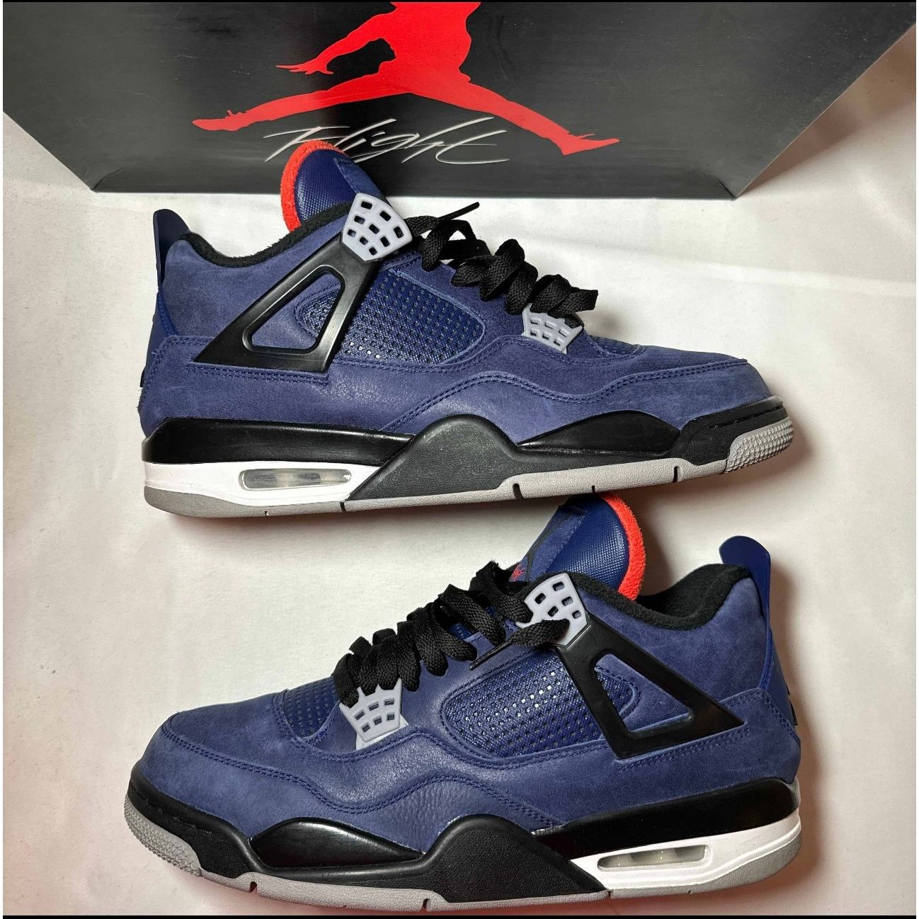 Size 11 - Air Jordan 4 Retro Winter Loyal Blue Men's Shoes