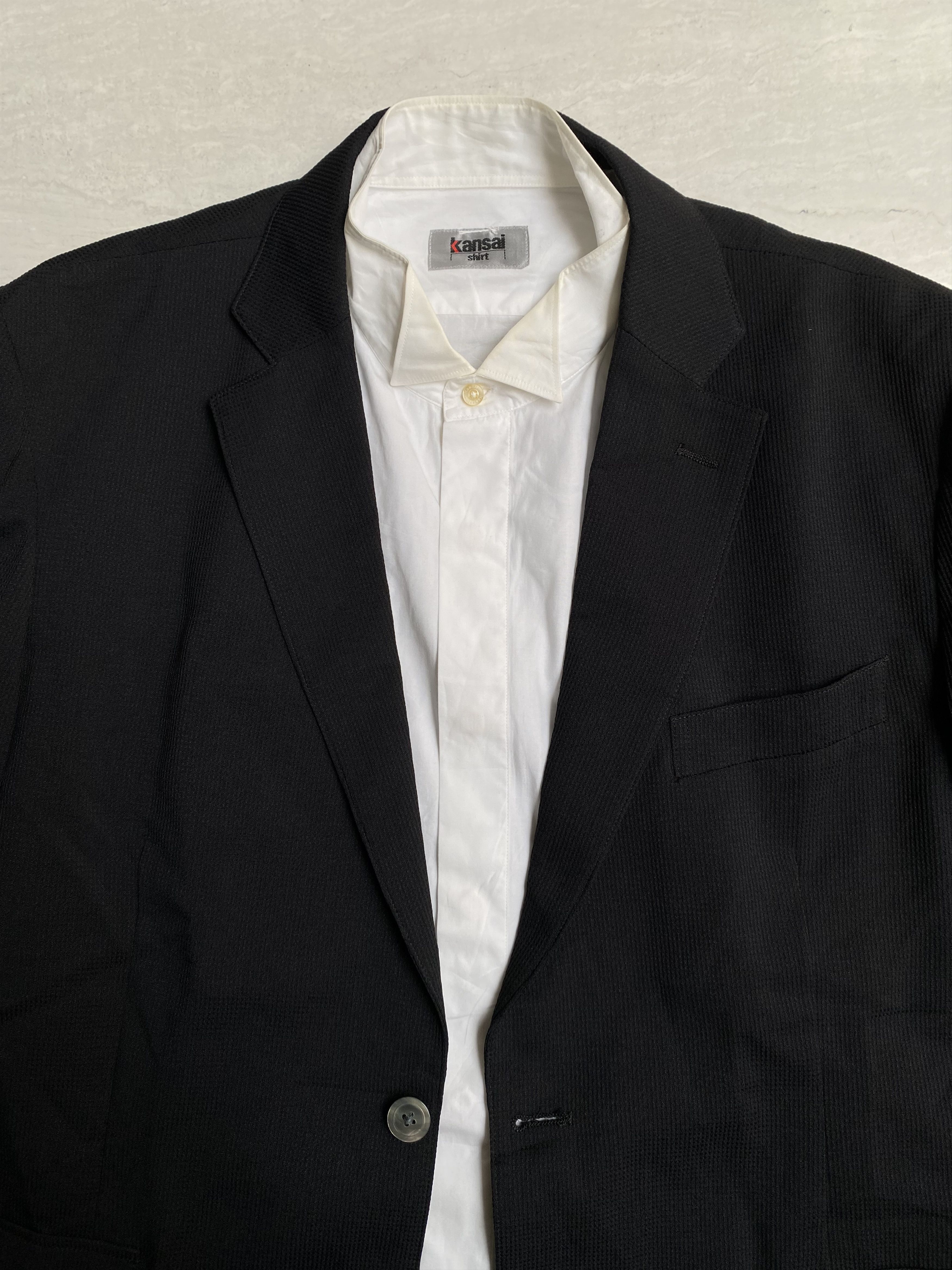 Kansai Yamamoto Kansai Yamamoto Homme Shirt Blazers Size 54L - 3 Thumbnail